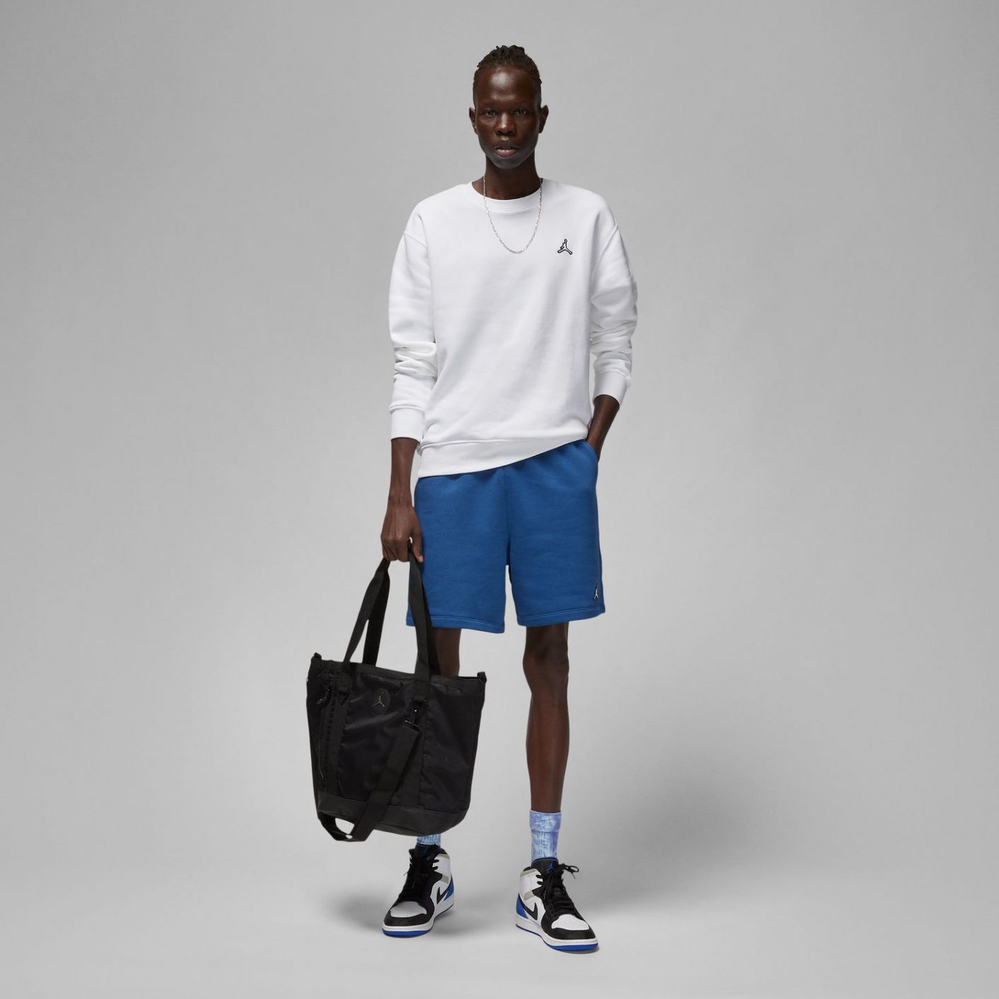 Nike Jordan Essentials Fleece Crew Bianca da Uomo