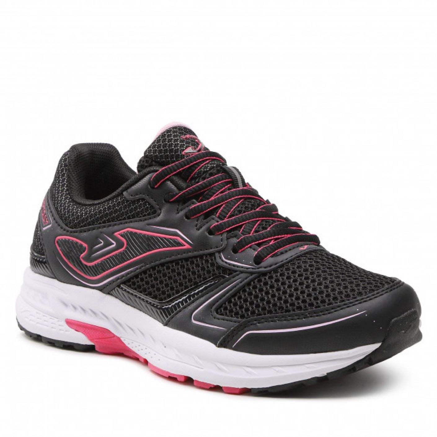 Joma Vitaly Running Shoe Black and Fuchsia for Women