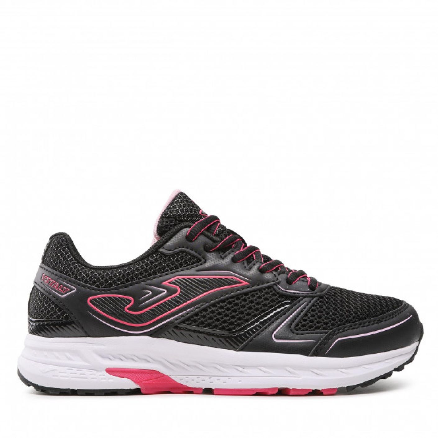 Joma Vitaly Running Shoe Black and Fuchsia for Women