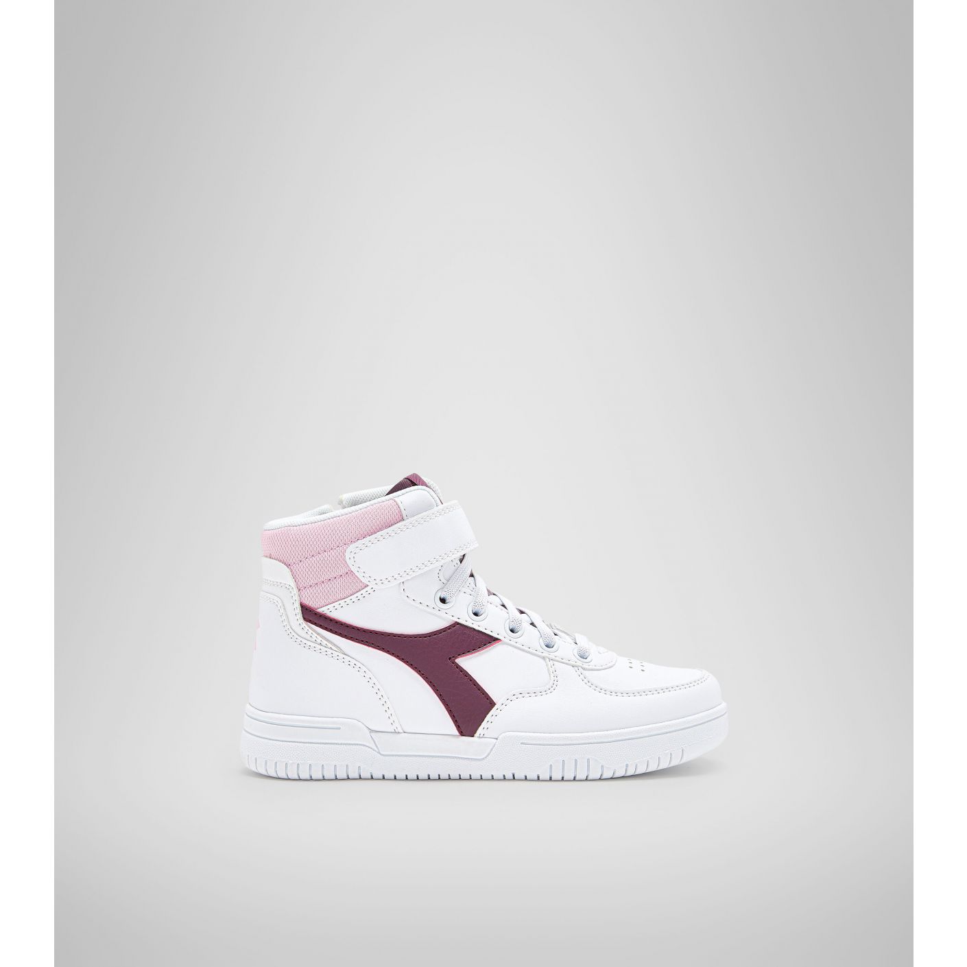 Diadora Raptor Mid White-Pink Girl