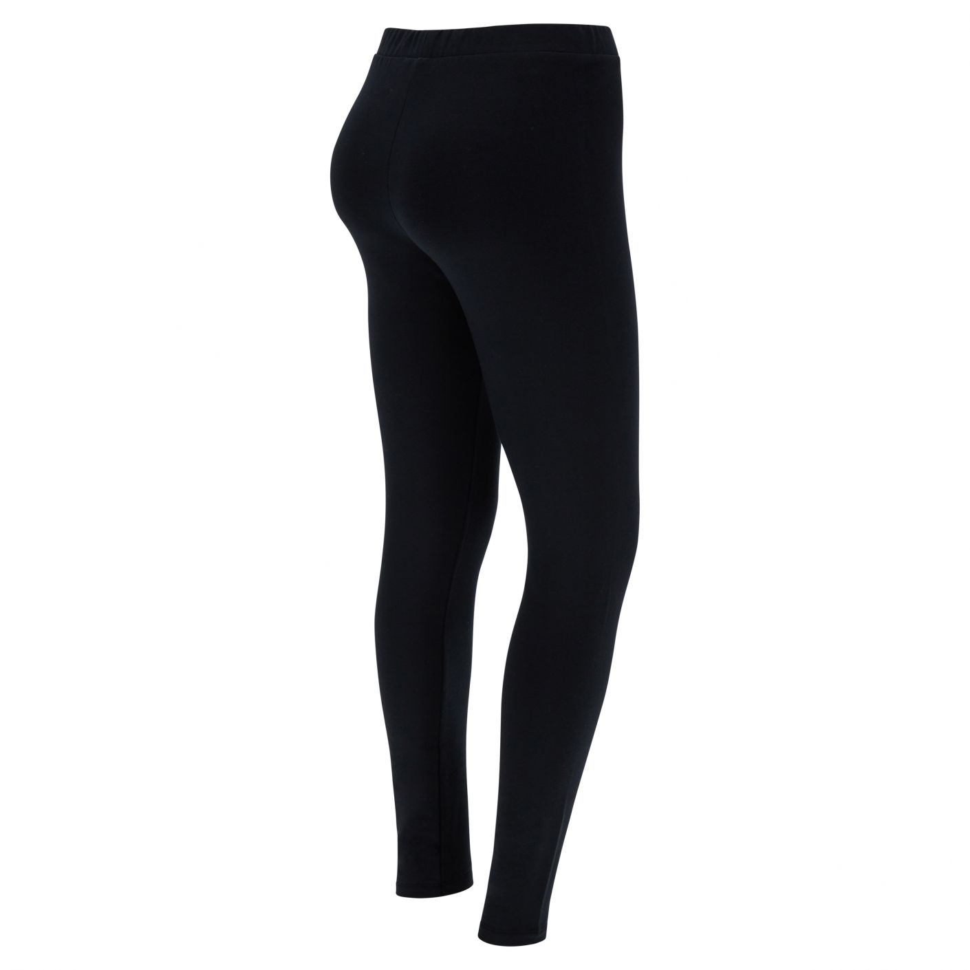 Stretch brushed fleece leggings with glitter logo