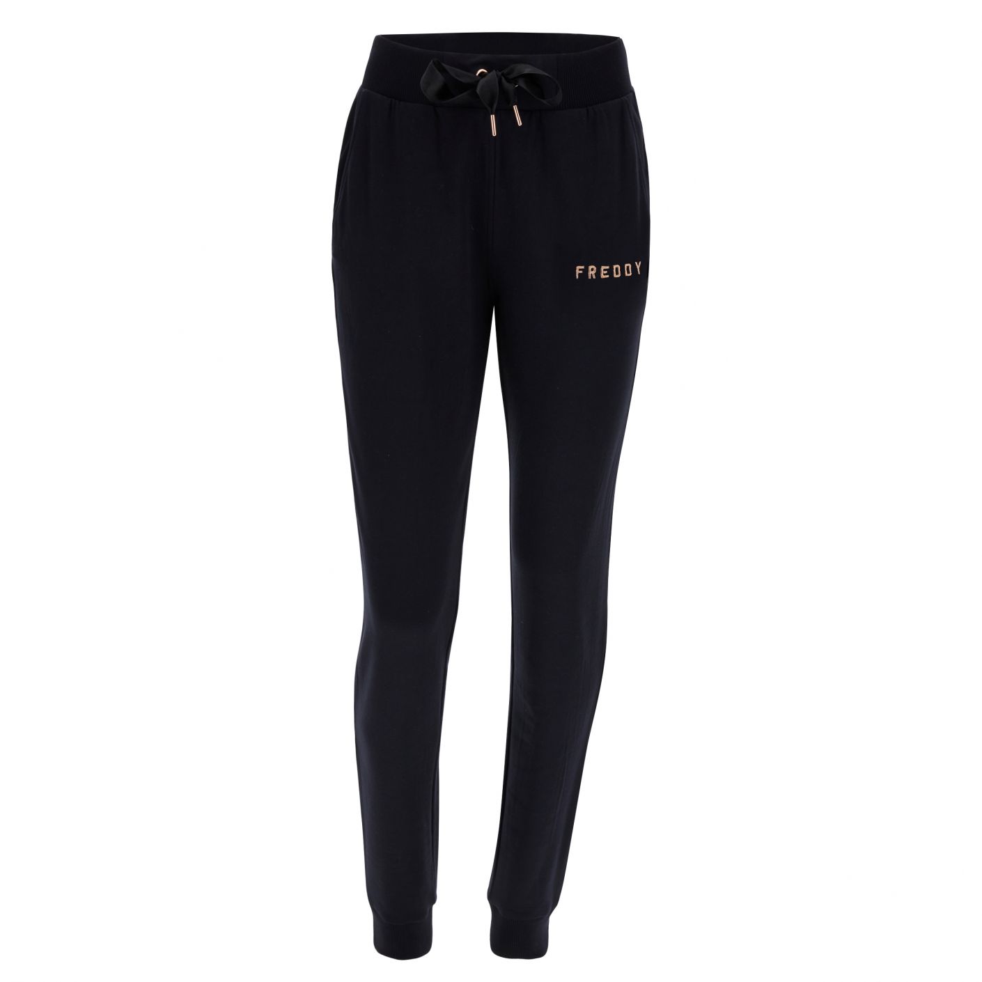 Freddy Viscose Fleece Sports Pants with Lurex Thread Logo