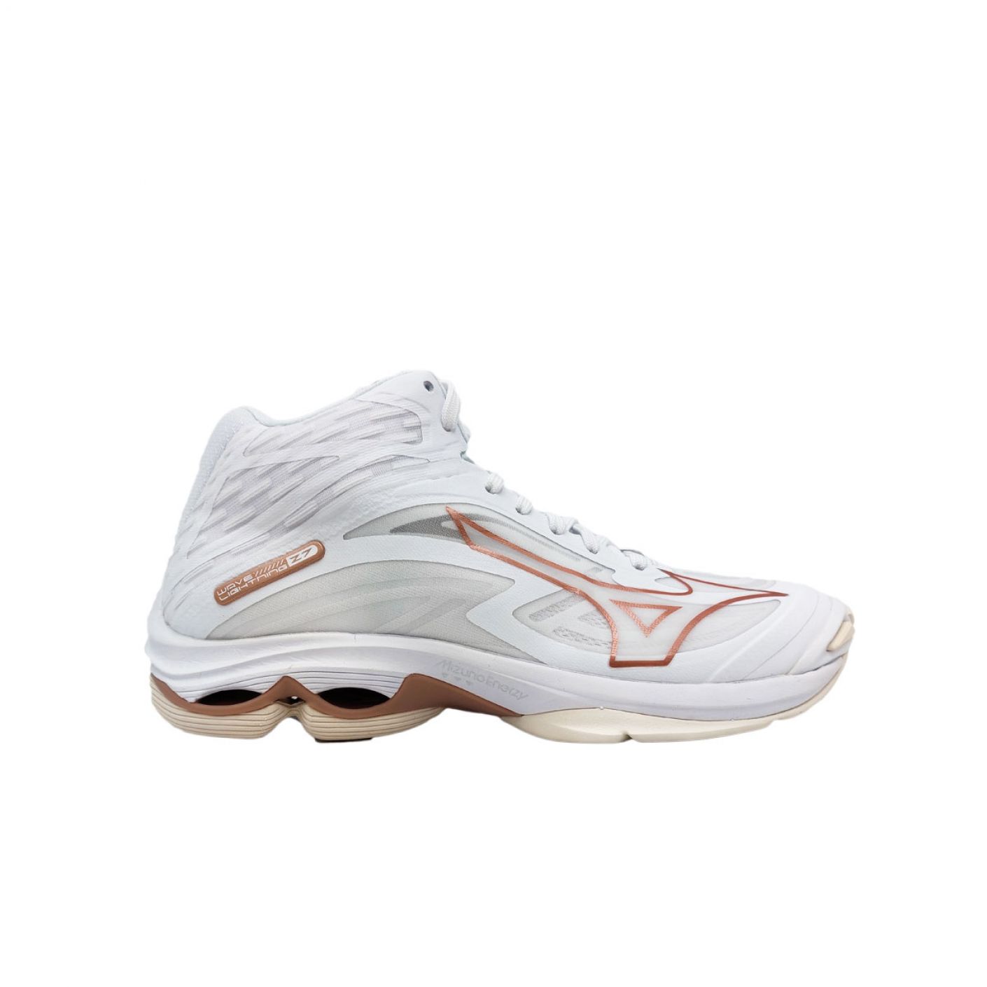 Mizuno Wave Lightning Z7 Mid White/Pink Women