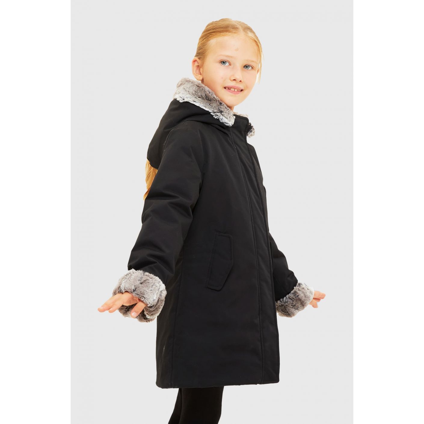 Canadiens Amber 3.1 Parka Jacket Black for Girls