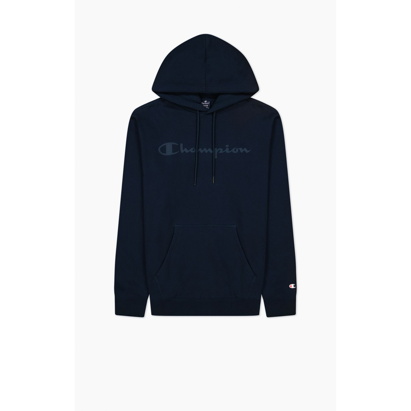 Champion hoodie sleeve print best sale