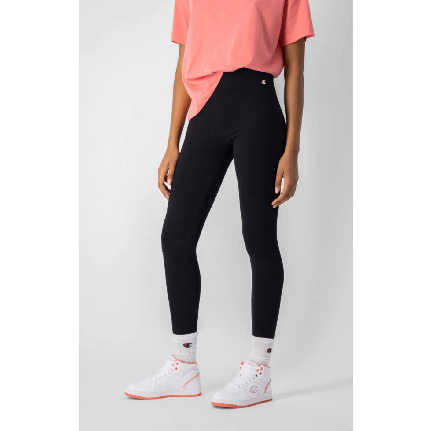 Champion 2-Pack Black C Logo Leggings