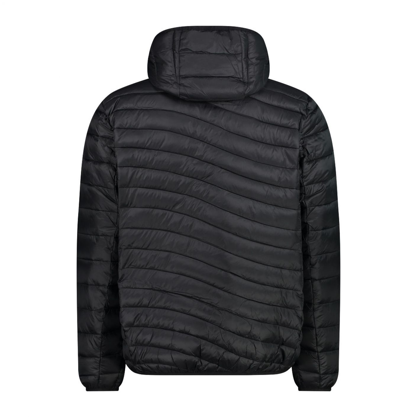 CMP Men's Down Jacket with Recycled Padding Du Pont Sorona Black for Men