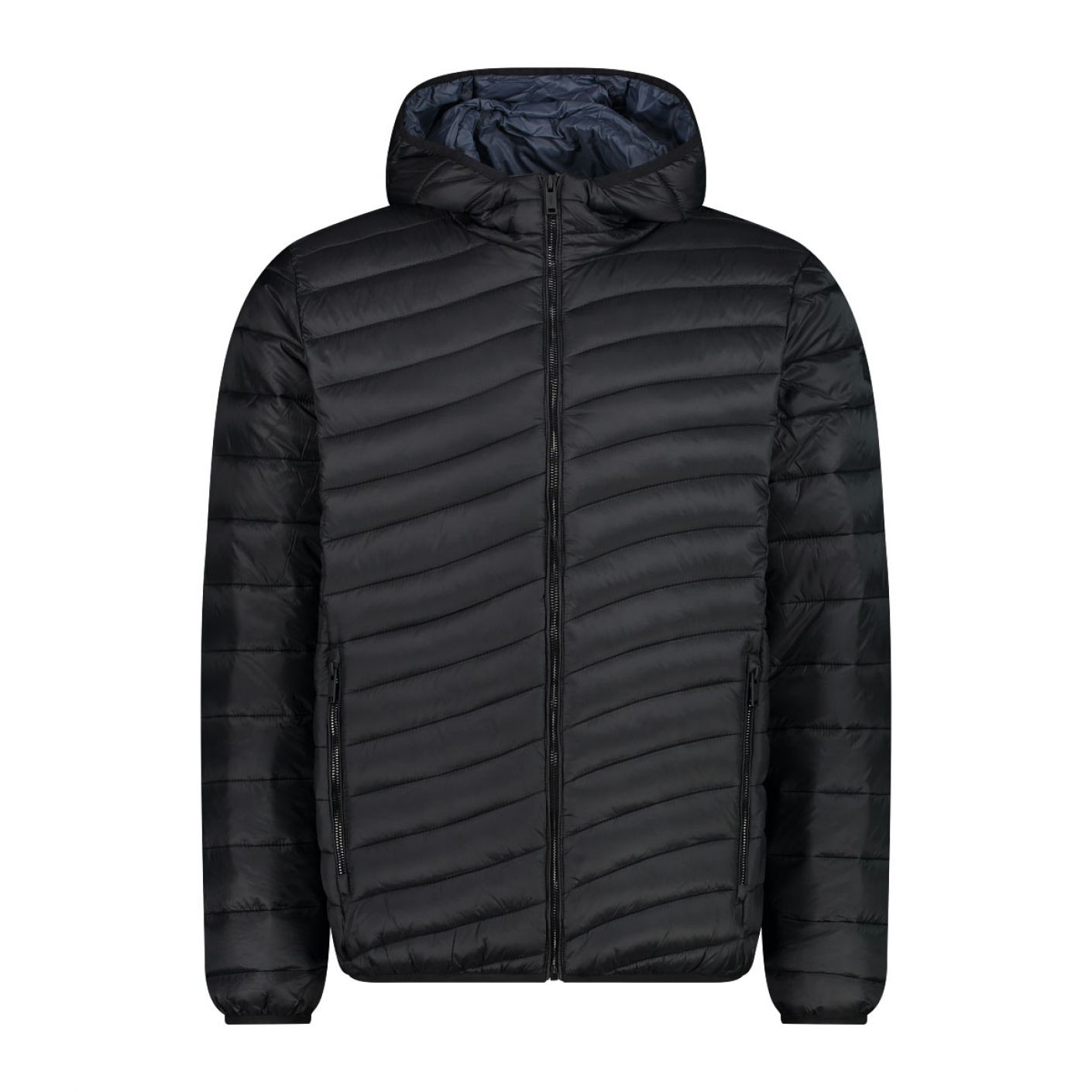 CMP Men's Down Jacket with Recycled Padding Du Pont Sorona Black for Men