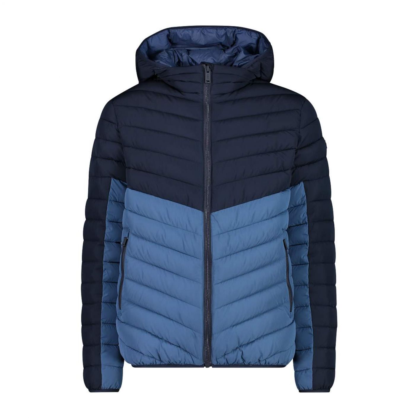 CMP Men's Down Jacket with Recycled Padding Du Pont Sorona Blue