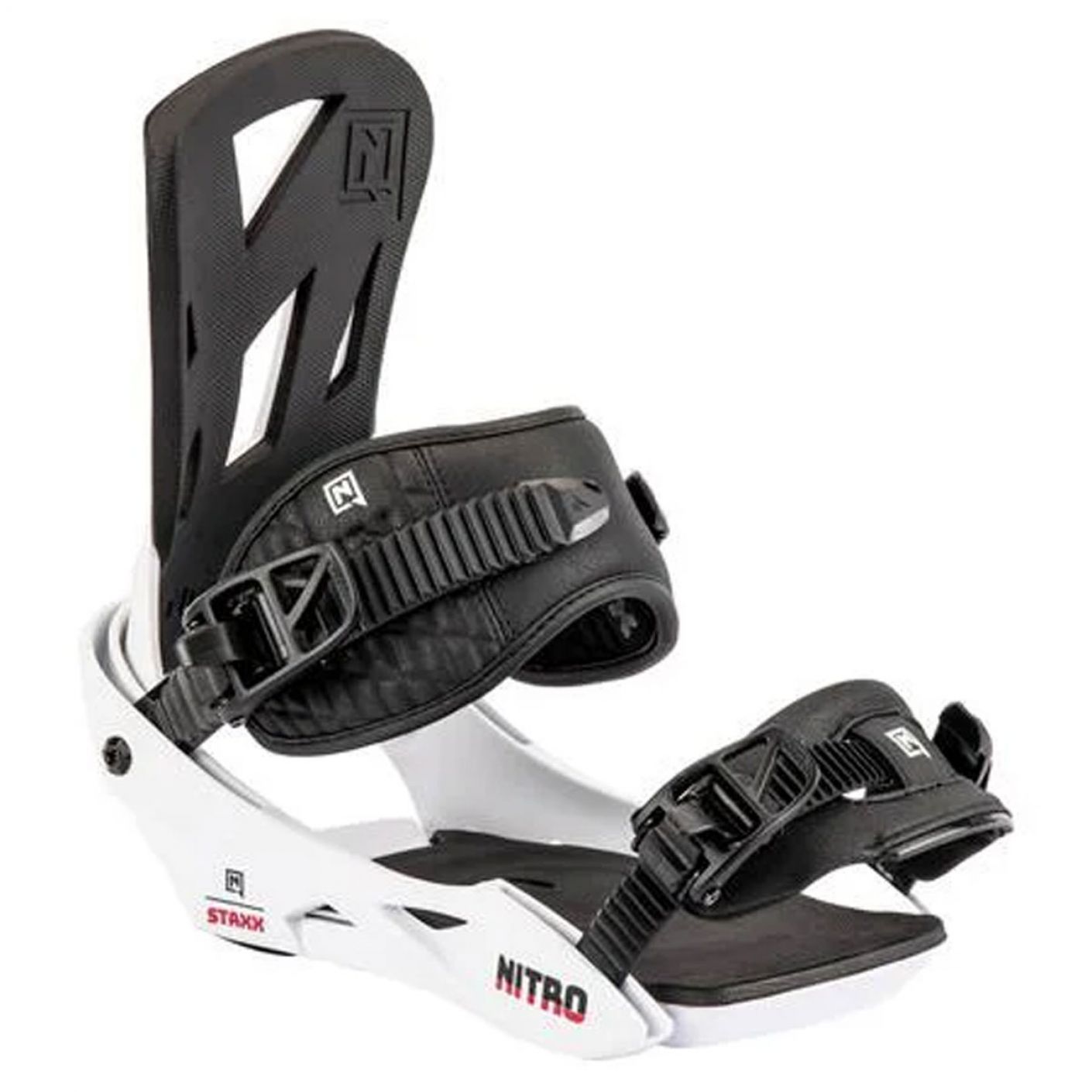 Nitro Staxx Snowboard Binding 2022-23 White