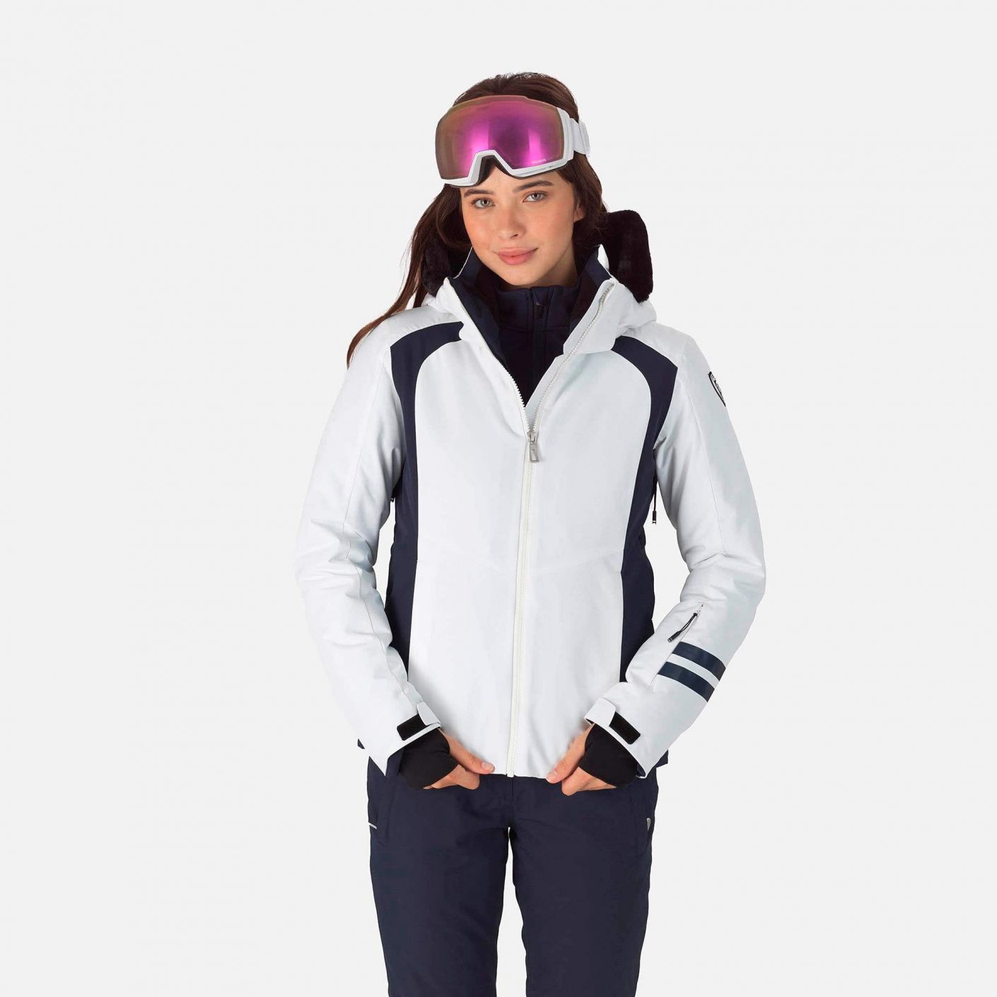 Rossignol Controle Ski Jacket White Women