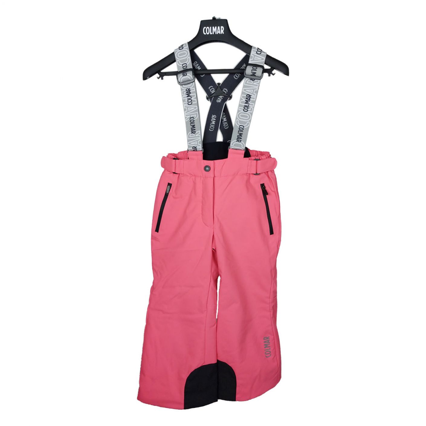 Colmar Girls' Pink Cotton Dungarees