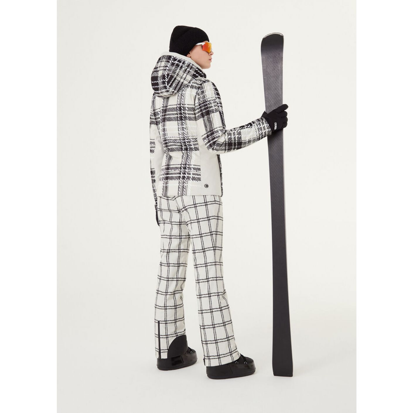 Colmar Women's Tartan Print Stretch Ski Jacket