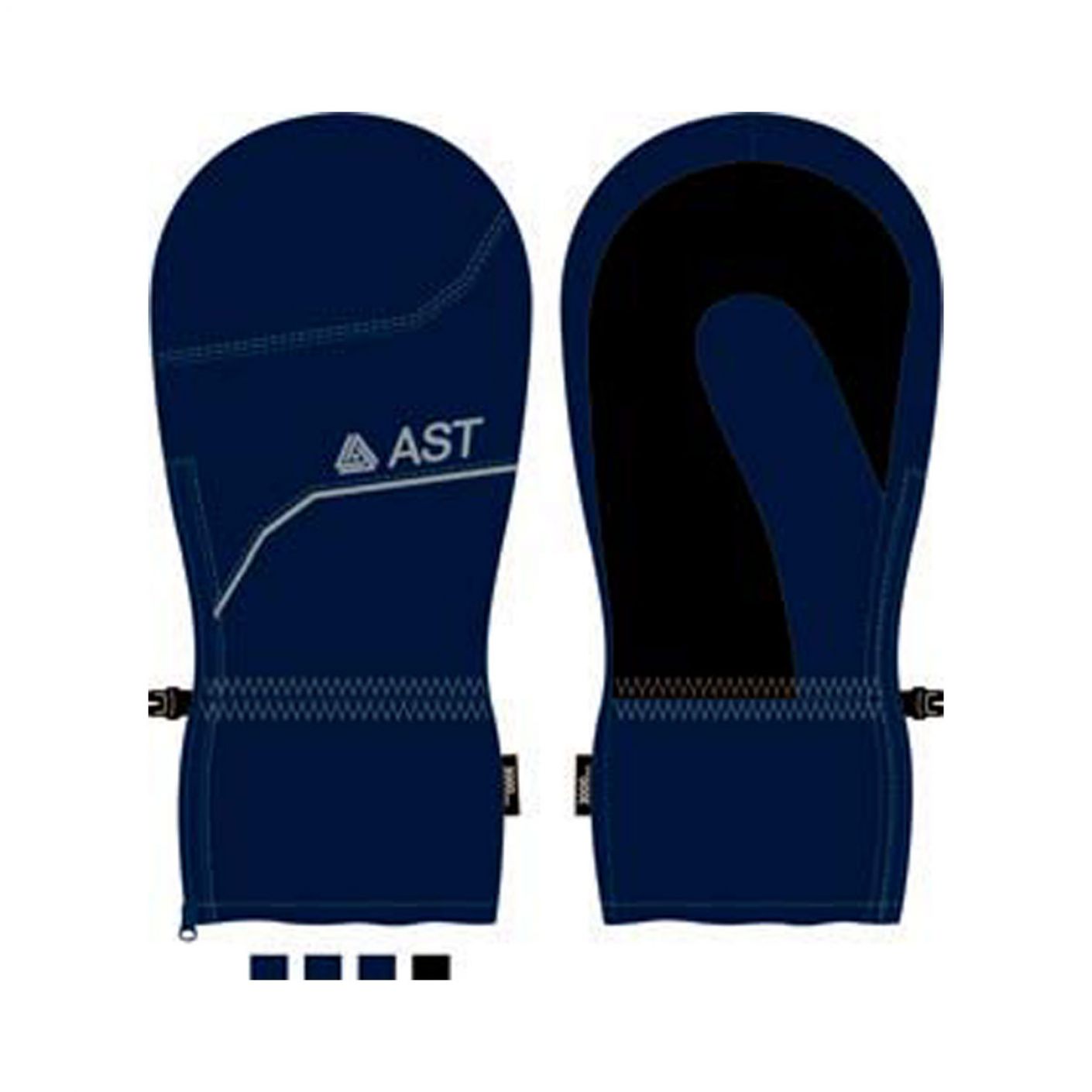 Ast Infant Ski Mittens Blue