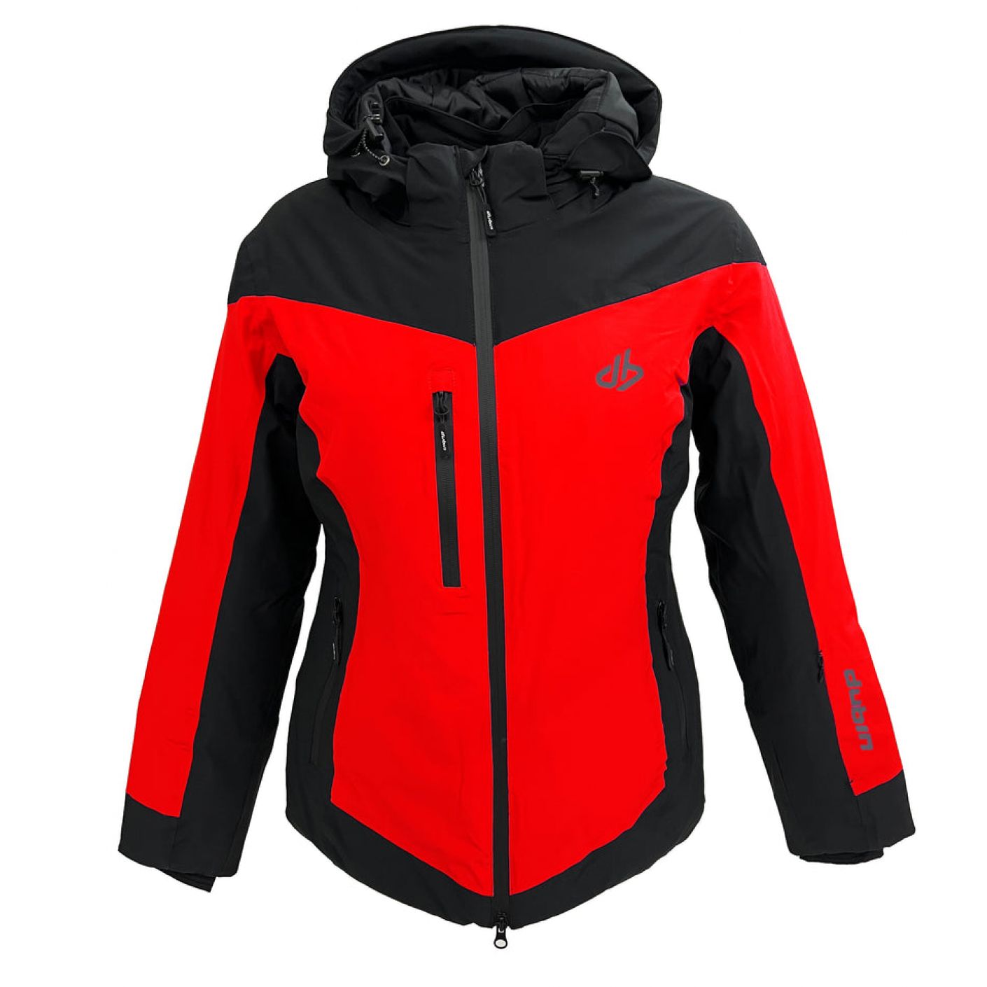 Dubin Women's Denali Stretch Ski Jacket Black-Red