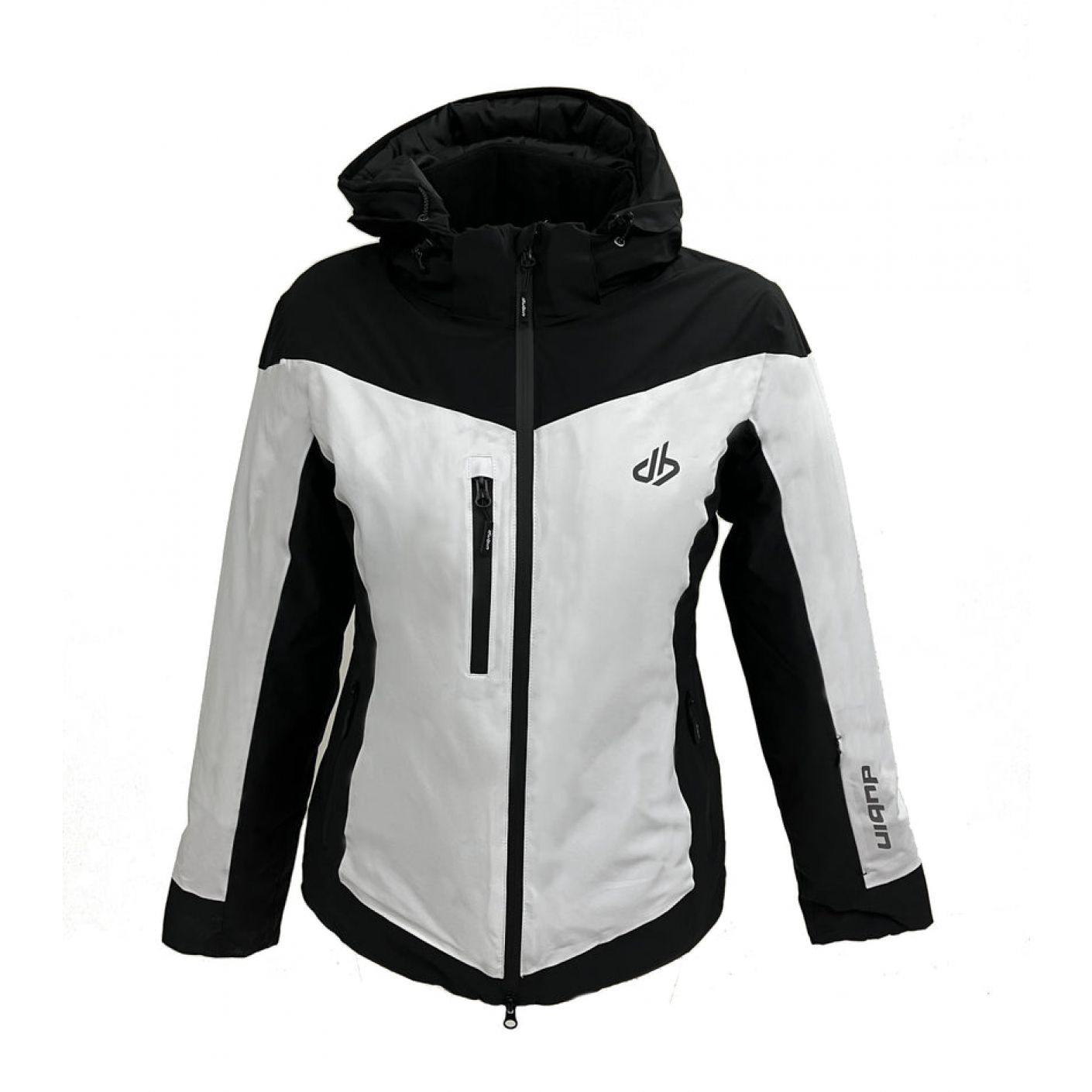 Dubin Women's Denali Stretch Ski Jacket Black-White