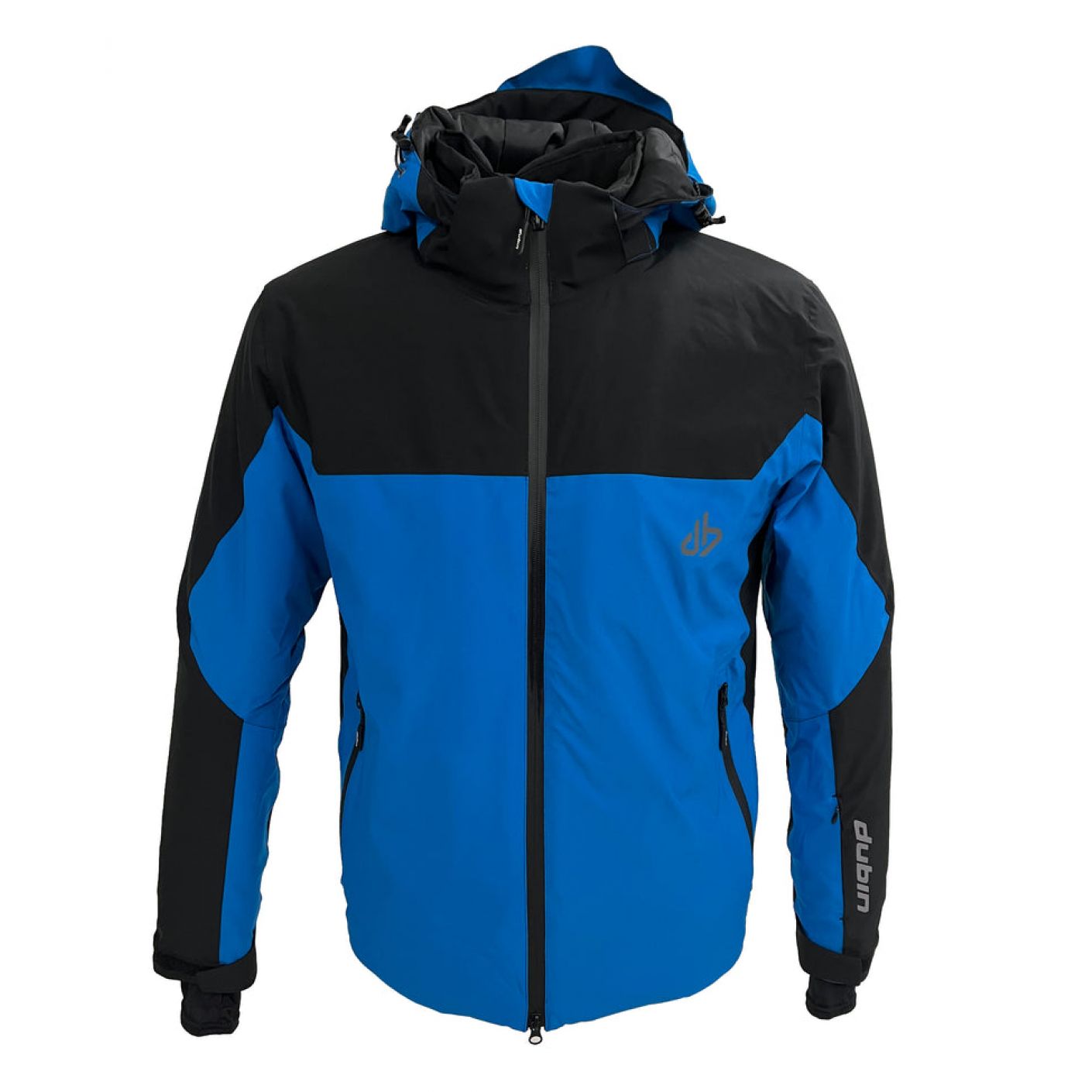 Dubin Men's Vinson Stretch Ski Jacket Black-Blue