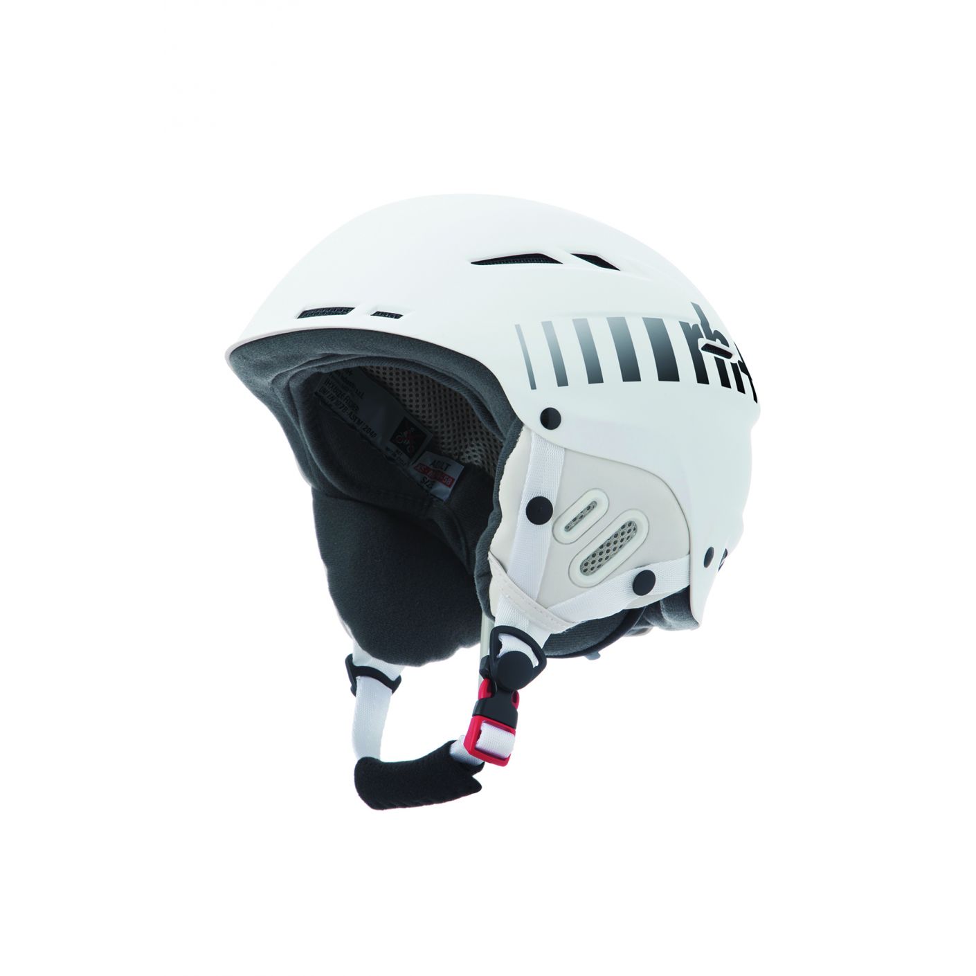 Zero RH+ Ski Rider Helmet Matt White/Shiny Gray Faded To Black