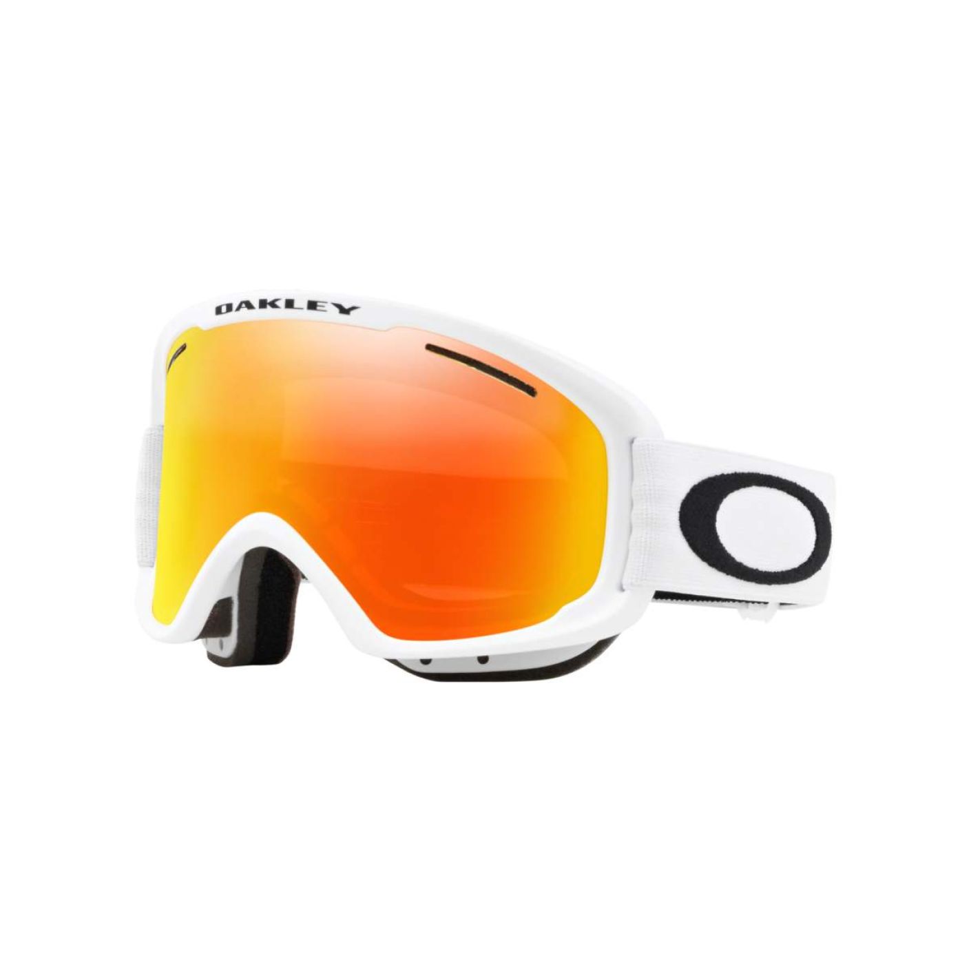 Oakley O-Frame 2.0 PRO XM Snow Goggles Fire Iridium Lens, Matte White Frame