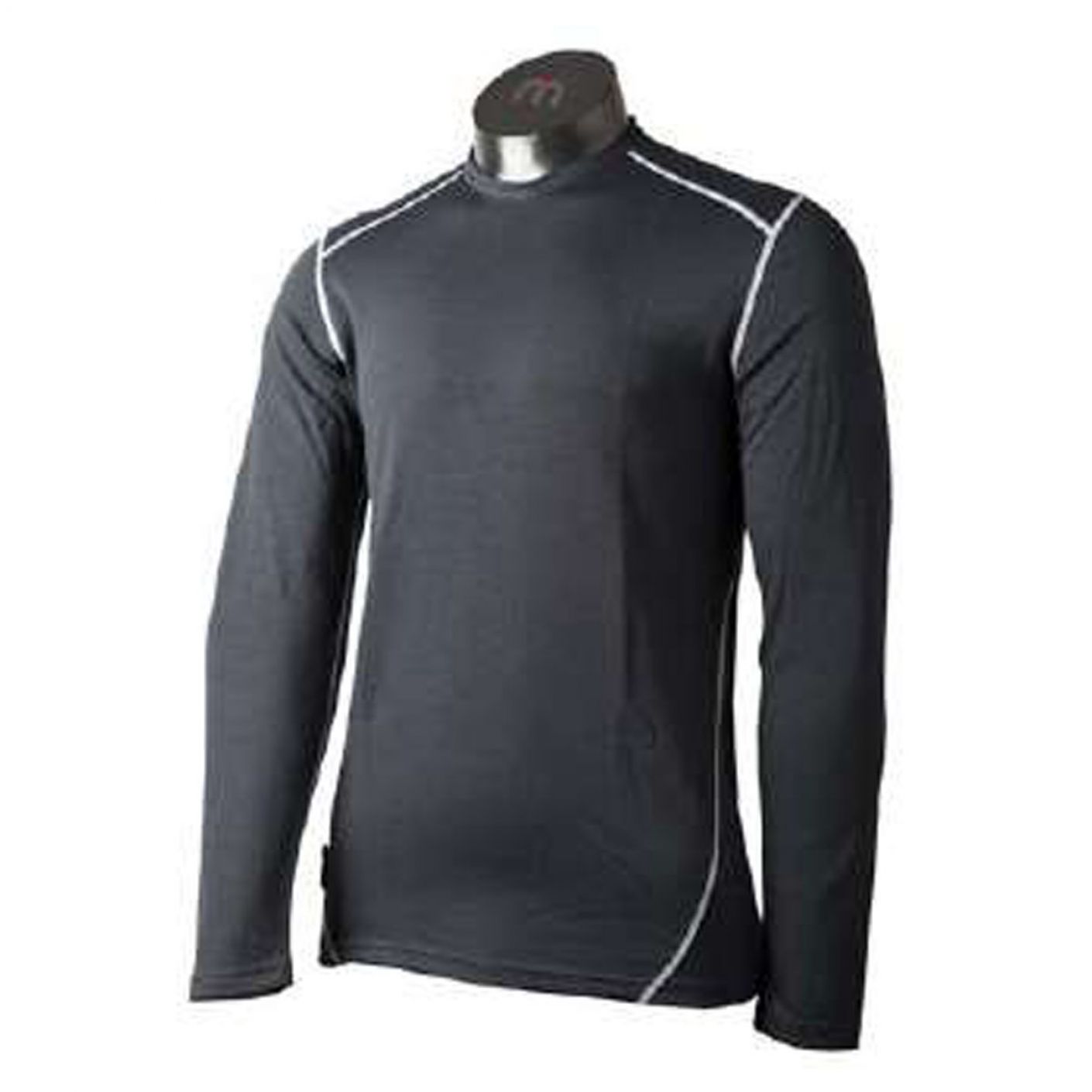 Mico Dualtech Merino Crew Neck Thermal Jersey m/l Grey/Black