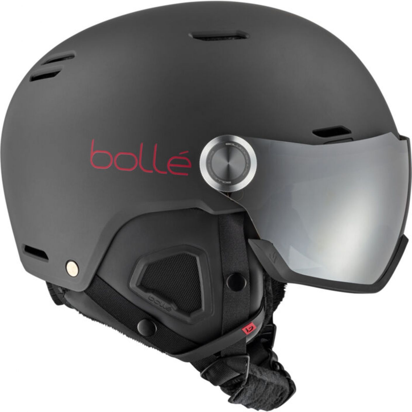 Bollè Casco Might Visor Titanium + Maschera Brown Gun Cat S2