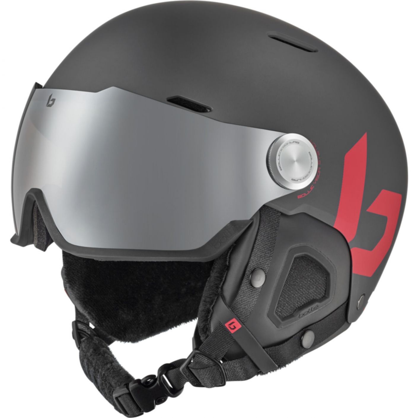 Bollè Helmet Might Visor Titanium + Mask Brown Gun Cat S2