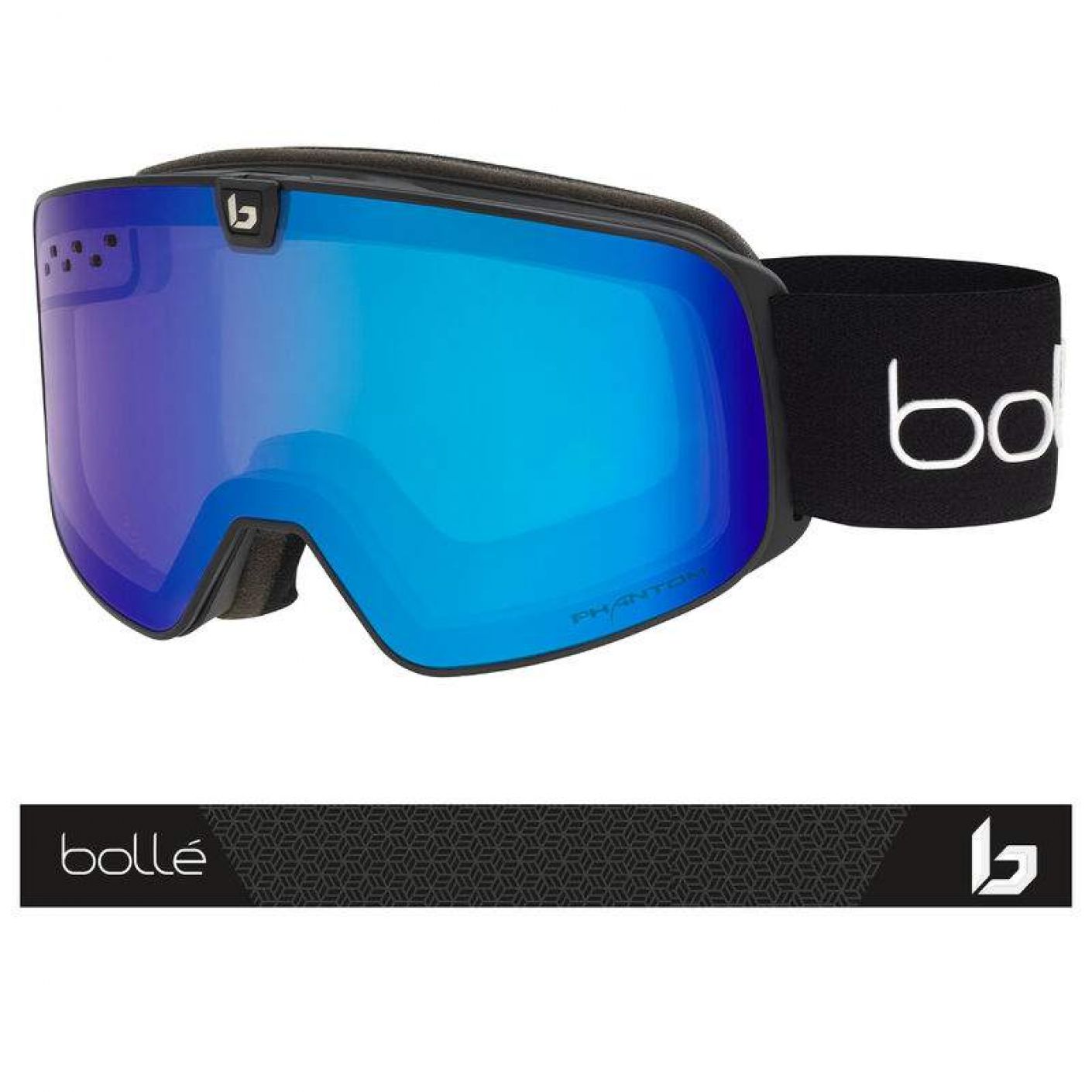 Bollè Maschera Sci Nevada Black Cross Matte