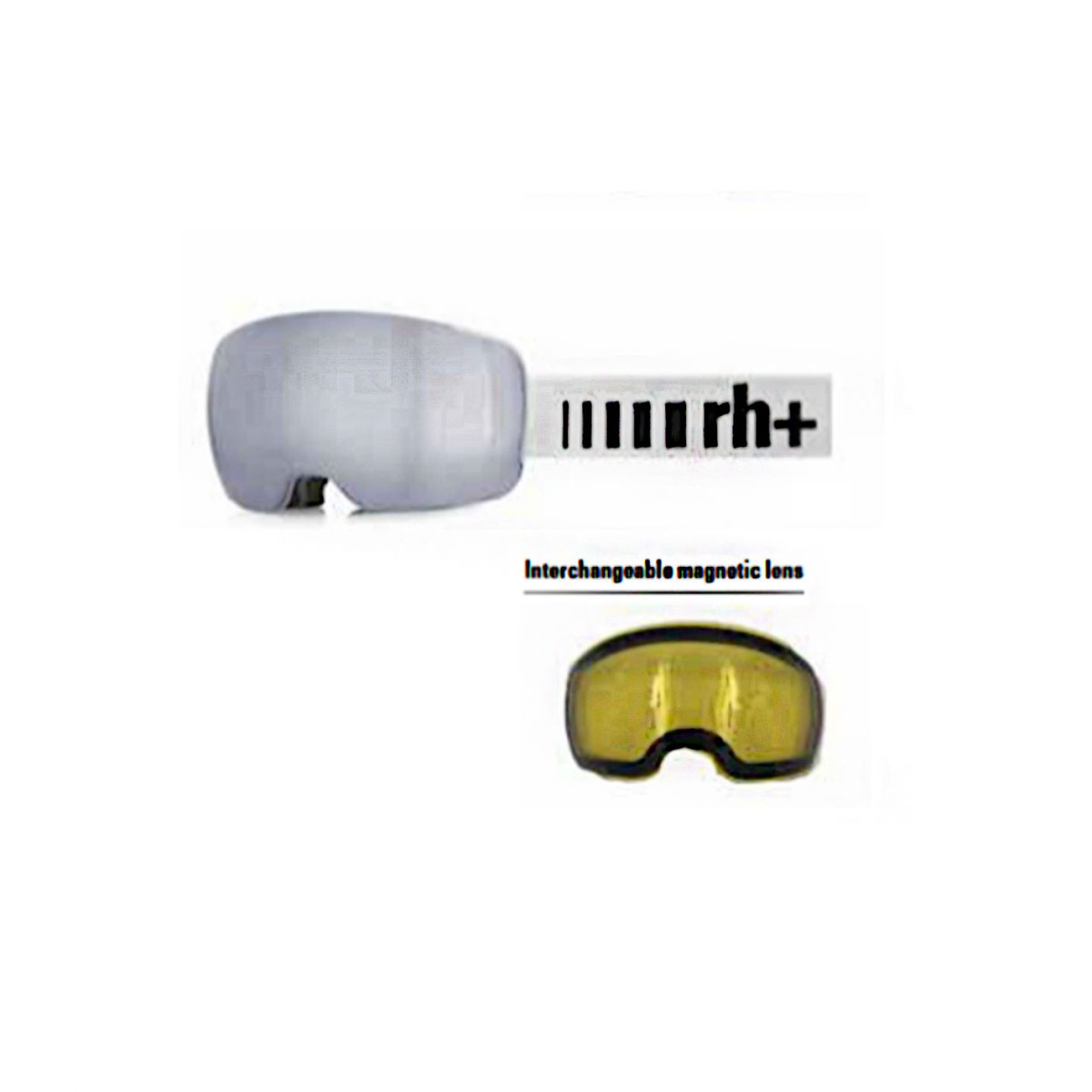 Zero RH+ Ski Goggle Gotha White/Black