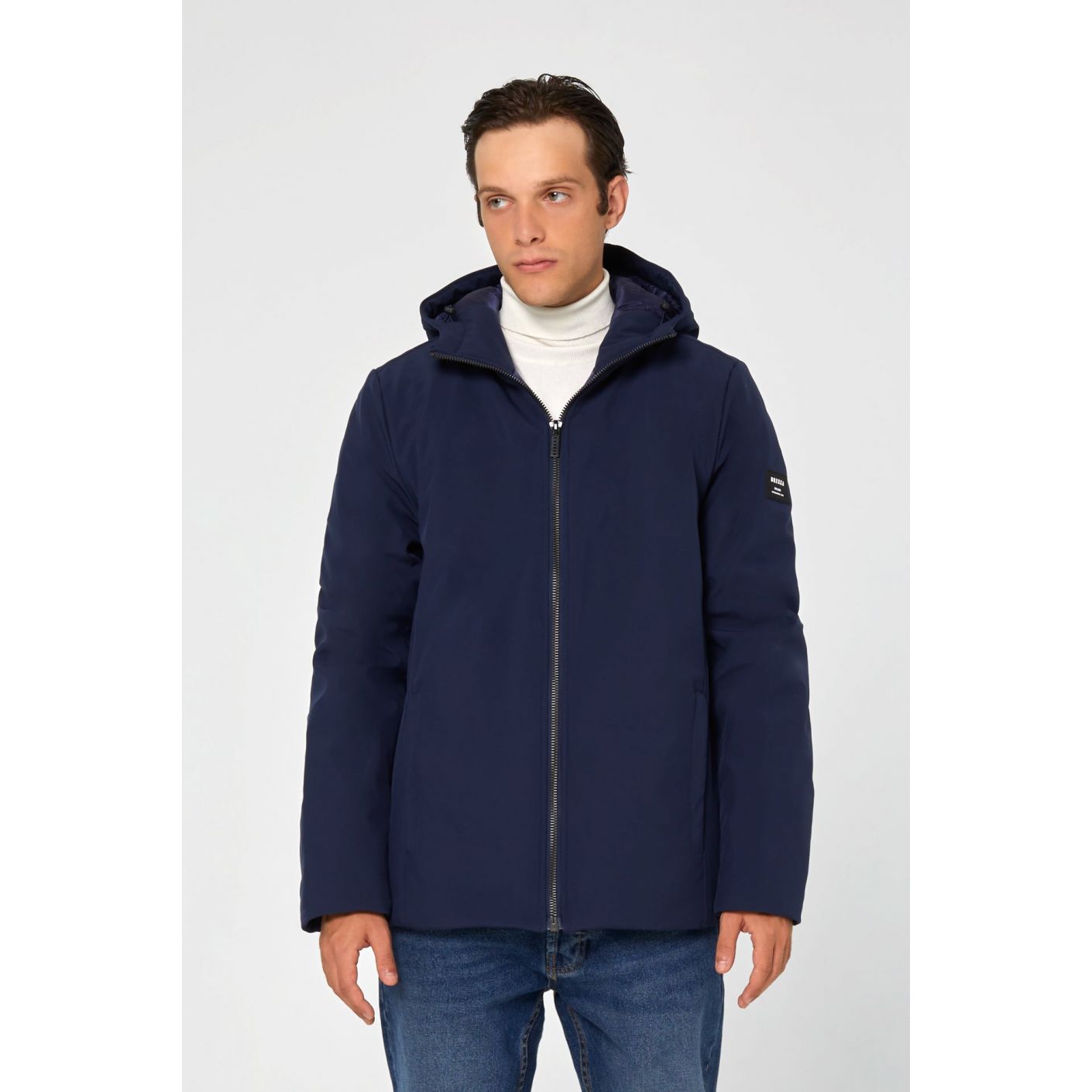 Brekka Softshell Jacket with Hood Blue