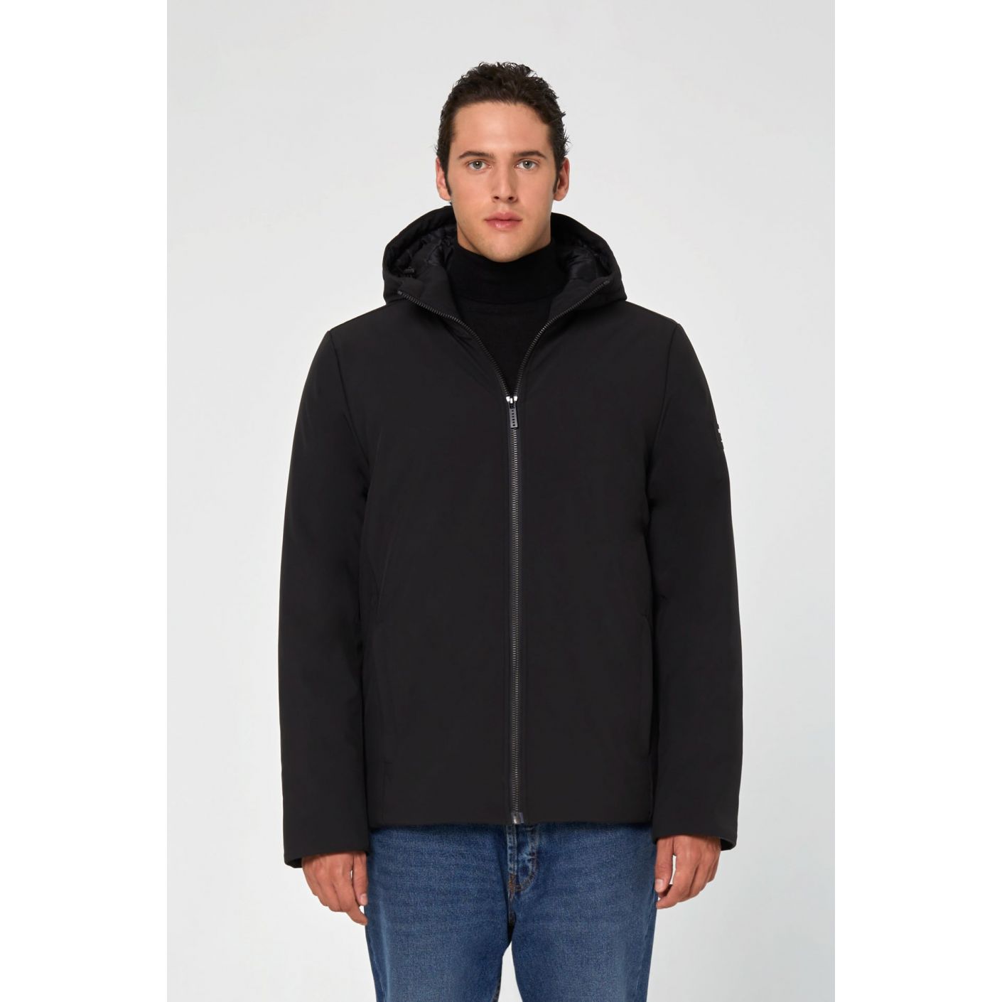 Brekka Softshell Jacket and Hood Black