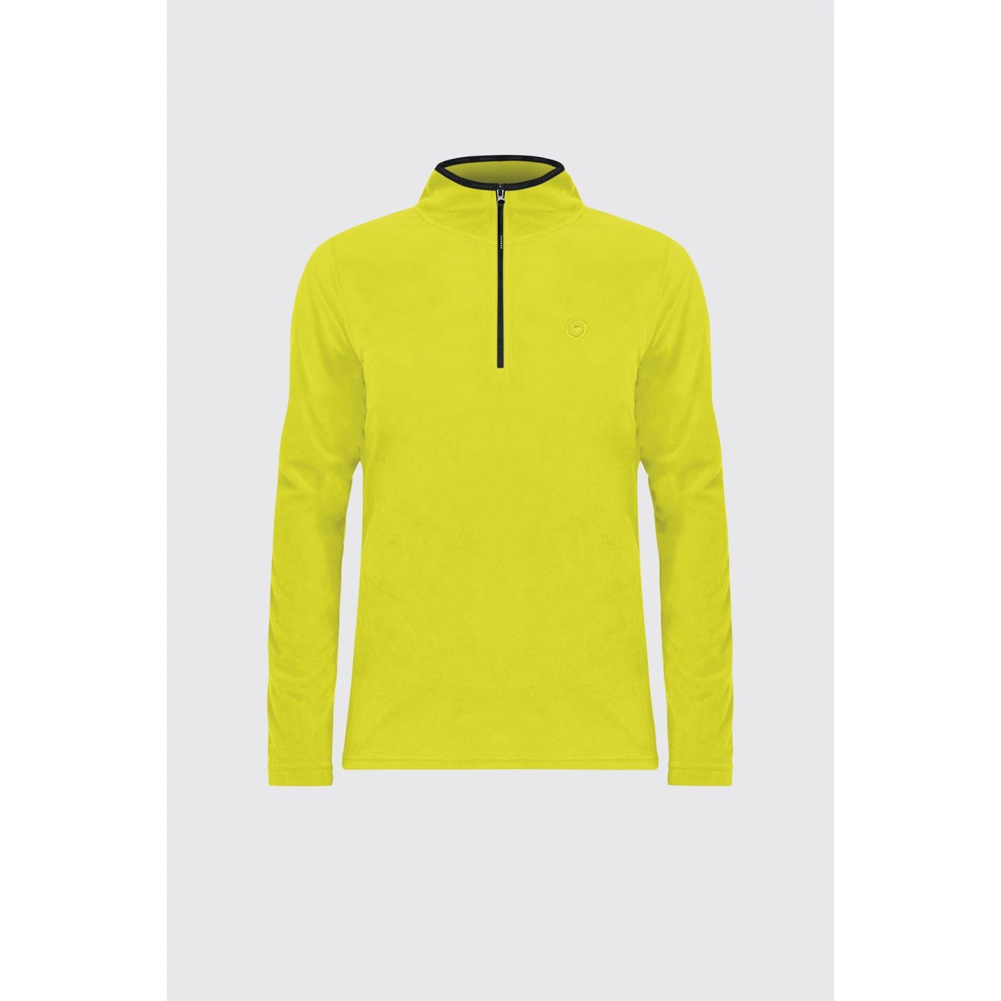 Brekka Men's Recycled Microfleece Zip Up Yellow