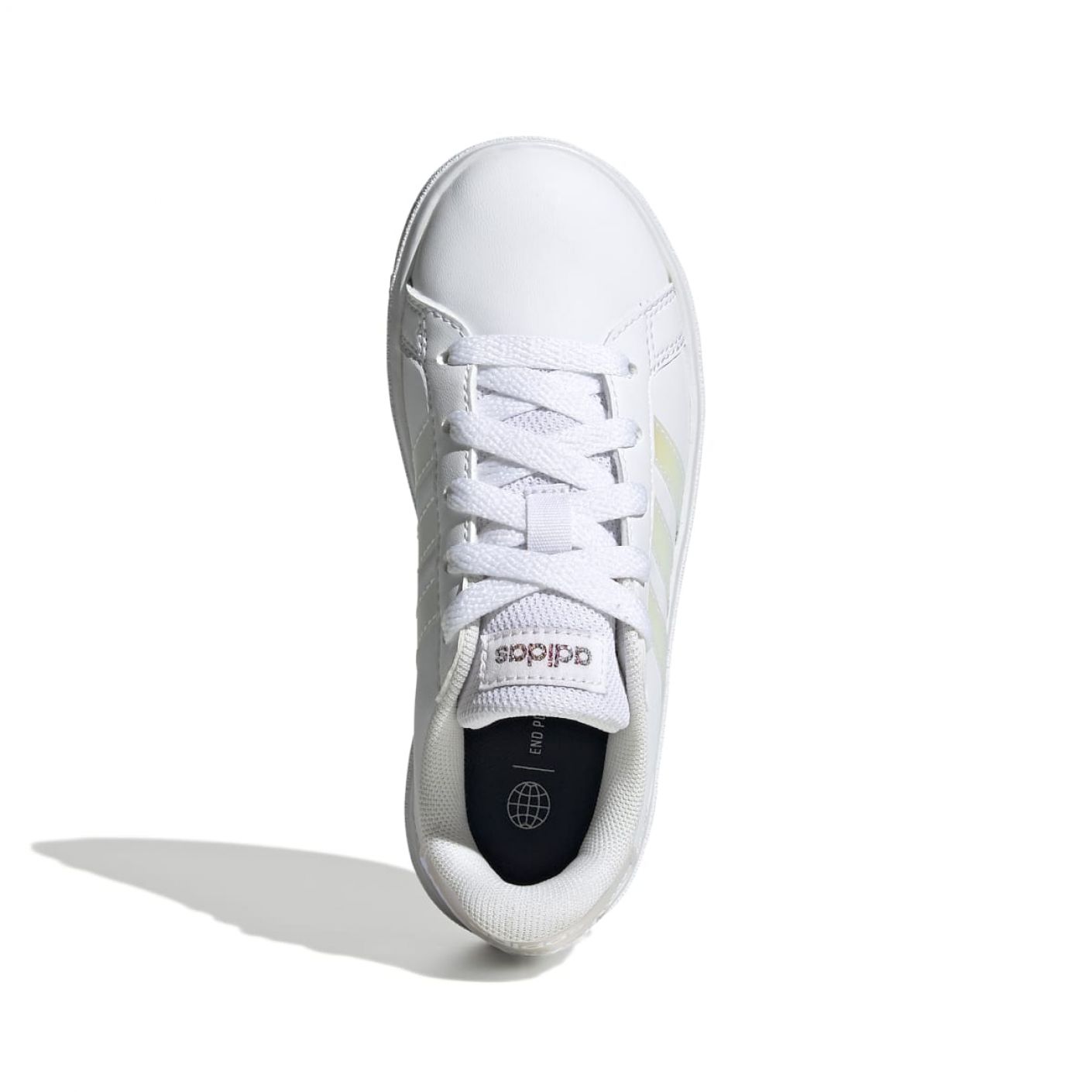 Adidas Grand court 2.0 K Cloud White/Iridescent