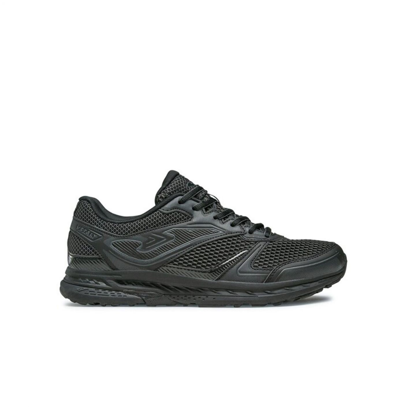 Joma Vitaly Total Black Running Shoes for Men 