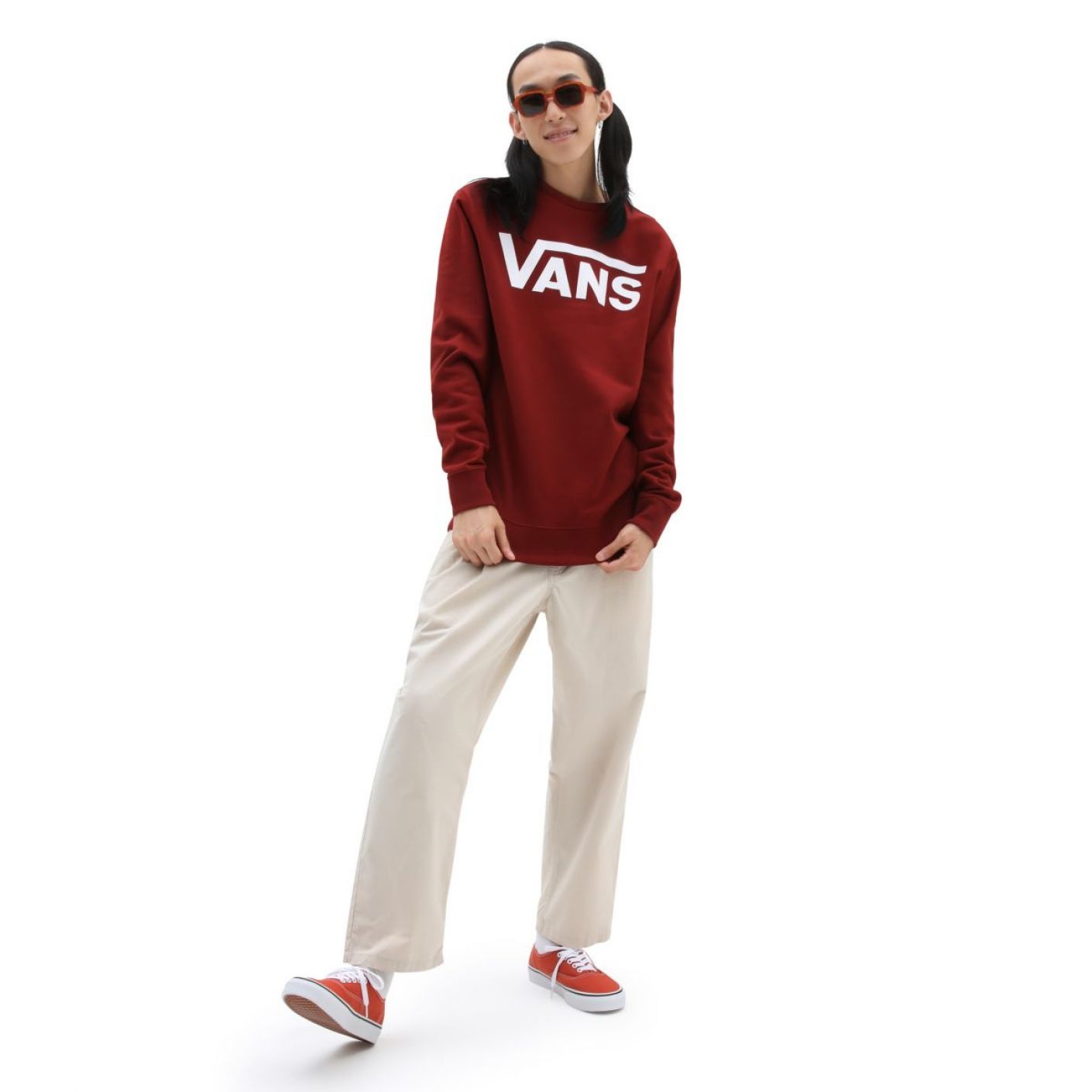 Vans Classic Crew Port Red for Women