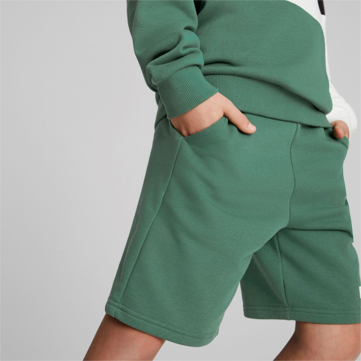 Puma Shorts Essentials+ Two-One Green for Children