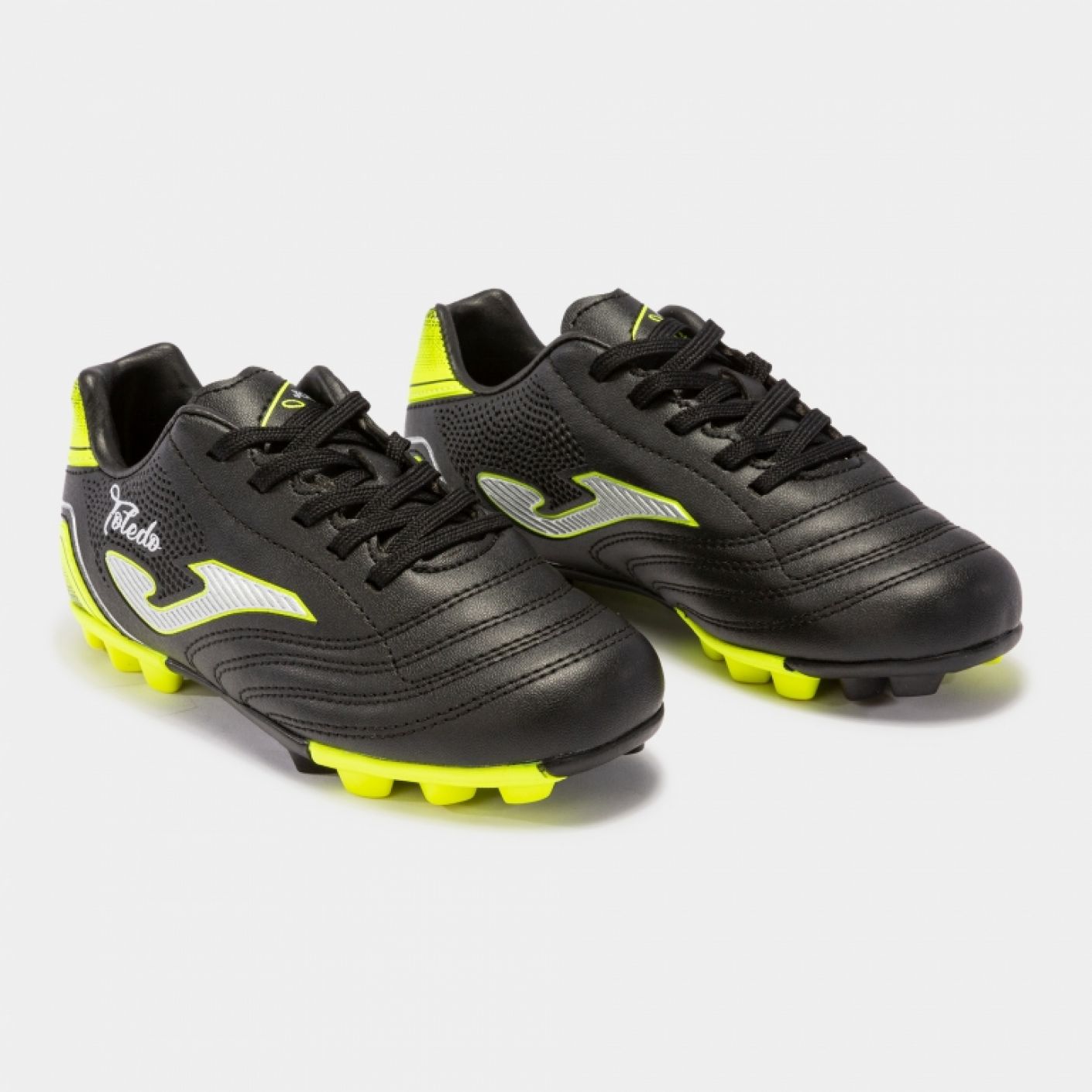 Joma Toledo jr Hard Ground Football Boots Black/Yellow