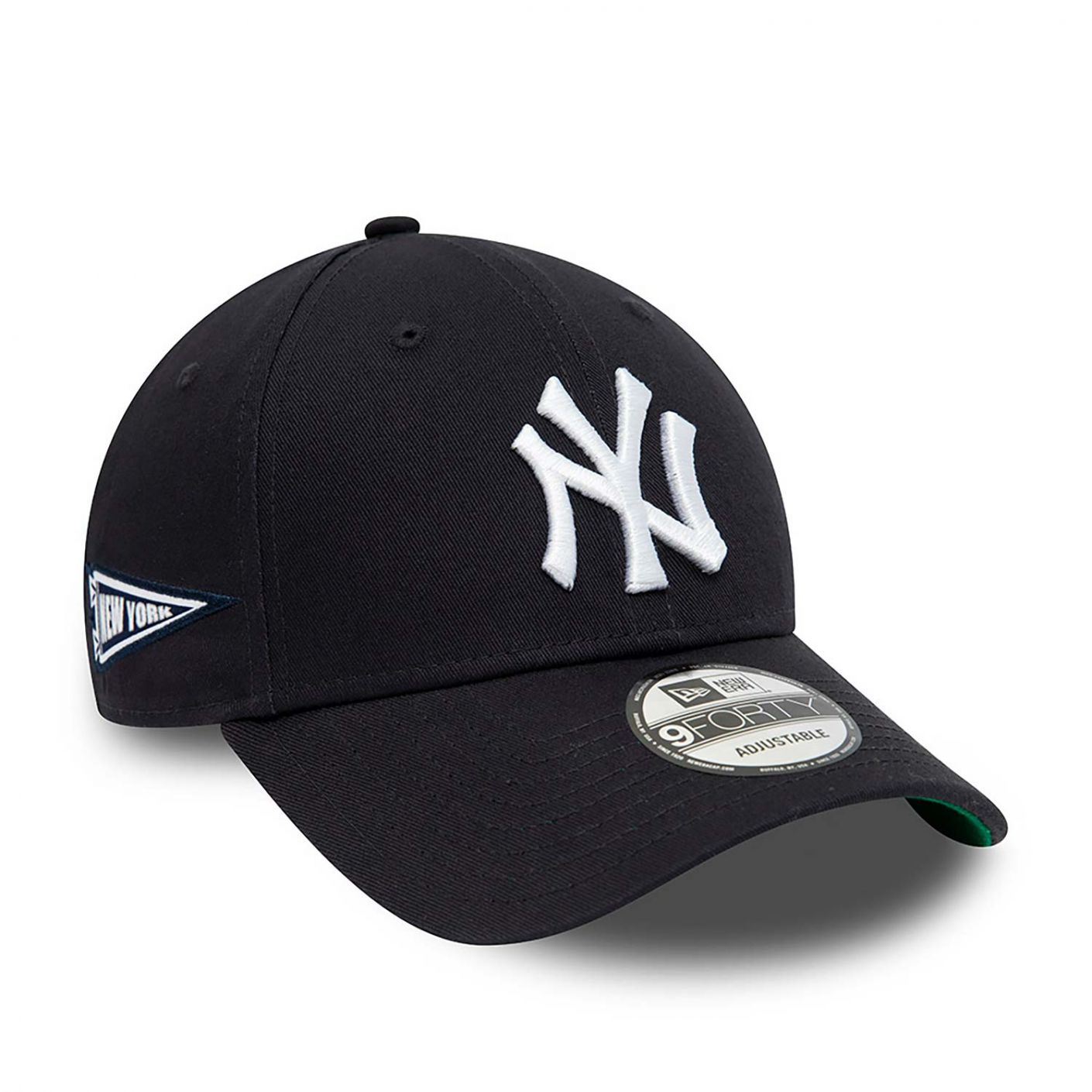New Era Cappellino 9FORTY regolabile New York Yankees Team Side Patch Blu