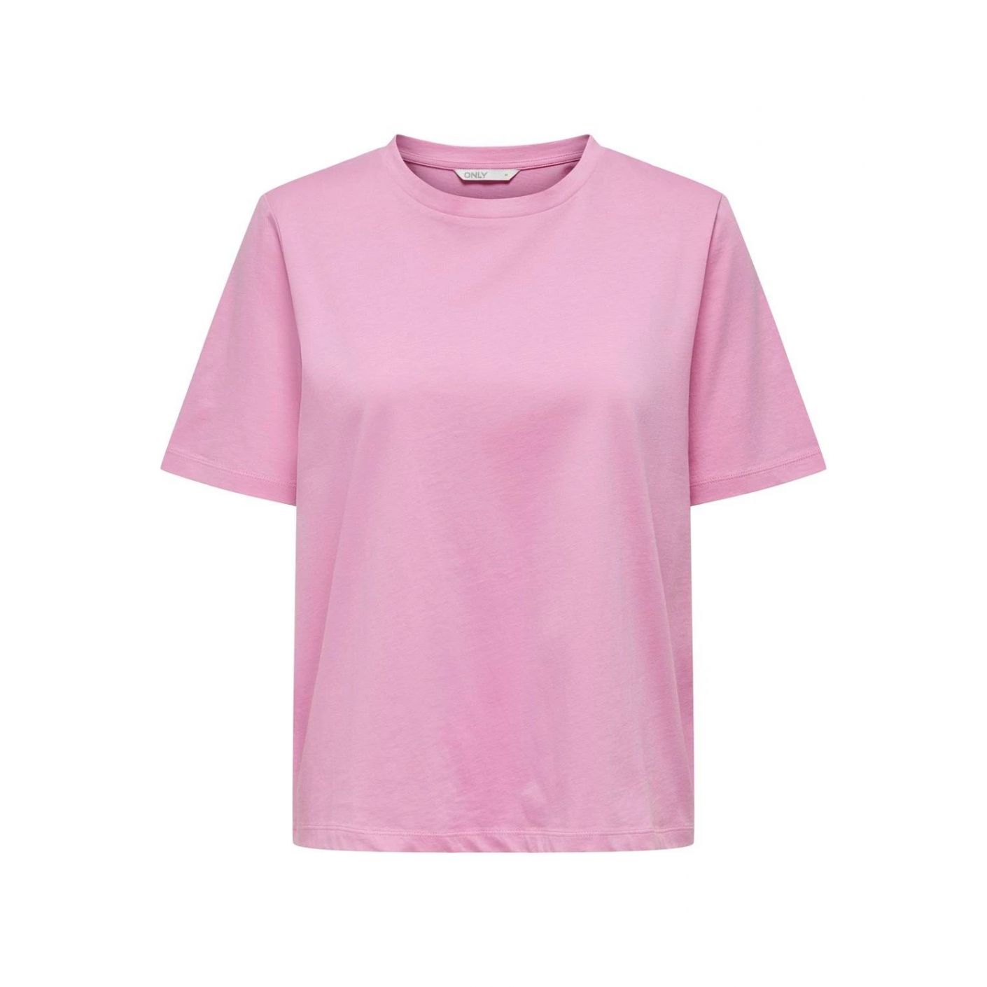 Only basic plain T-Shirt Begonia Pink for Women