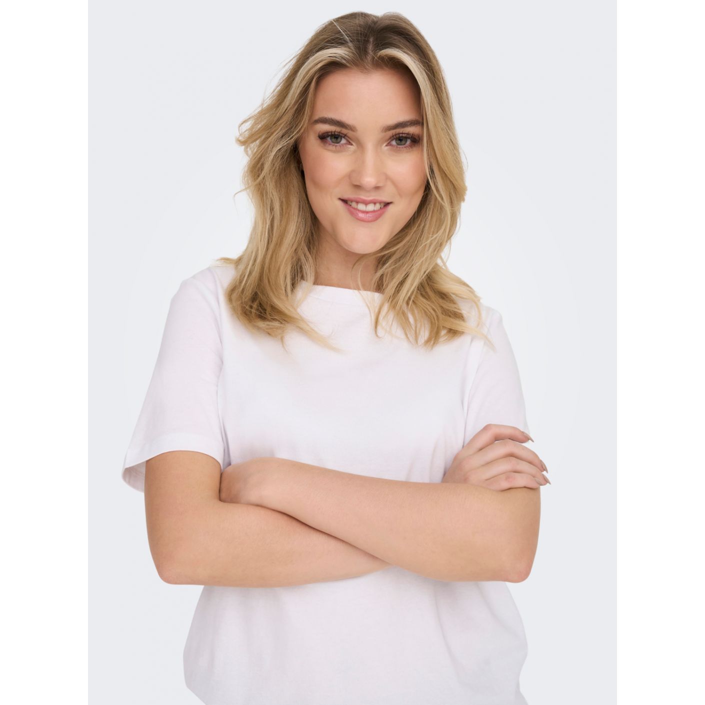 Only basic plain white T-Shirt for women