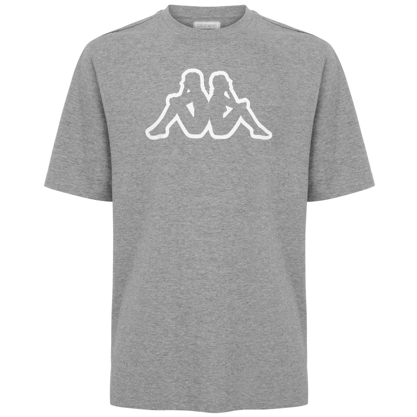 Kappa Cromen Logo T-Shirt Grey