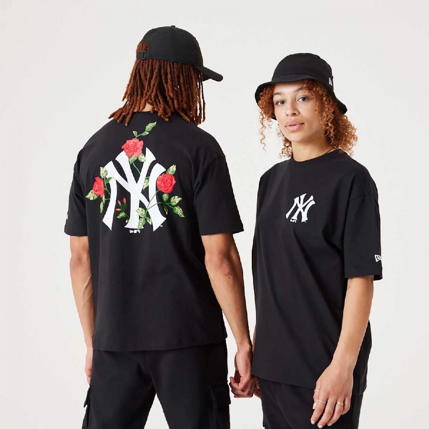 New Era ‌T-shirt oversize New York Yankees MLB Floral Graphic Nera