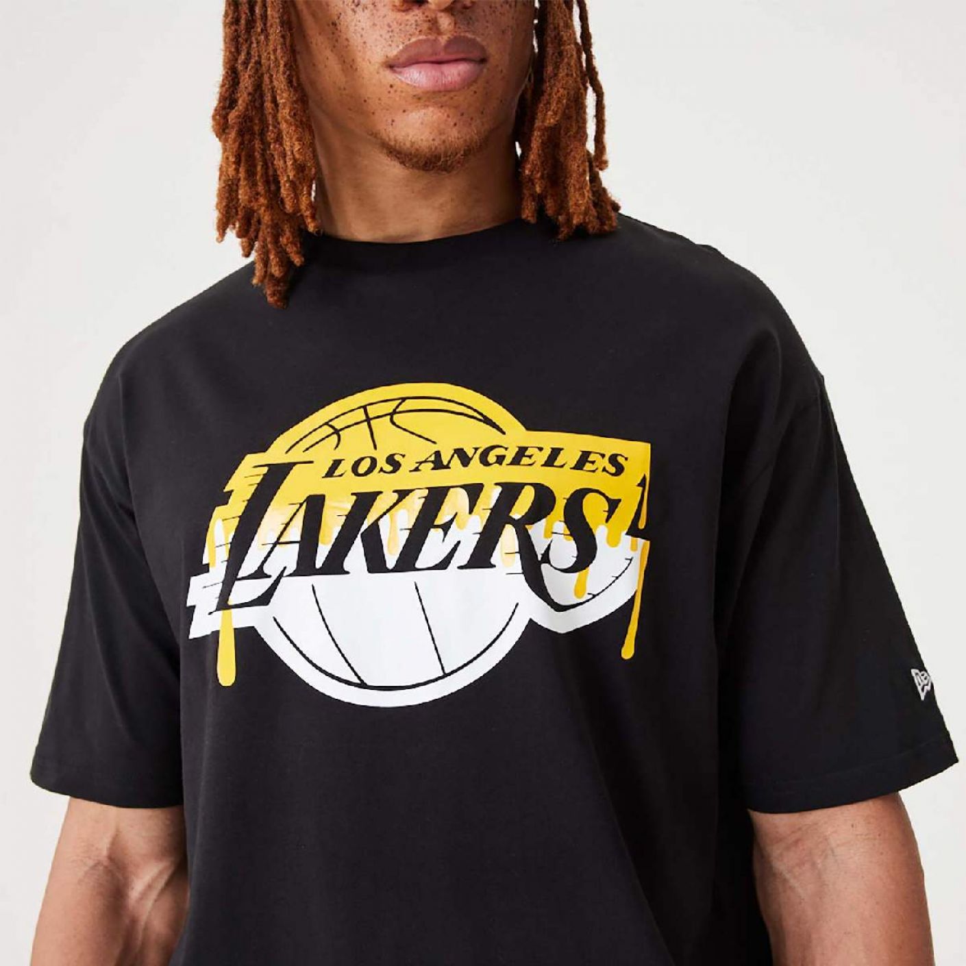 New Era ‌LA Lakers NBA Drip Logo T-Shirt black