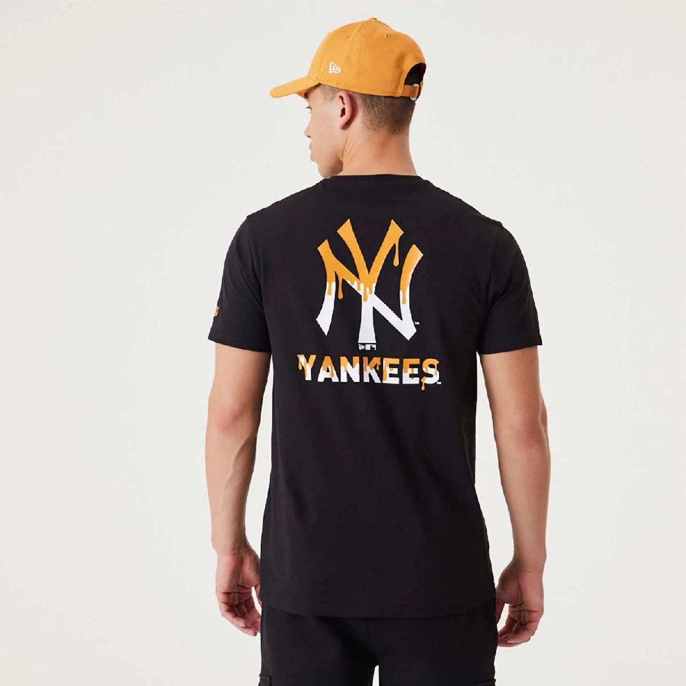 New Era New York Yankees MLB Drip Logo T-Shirt black