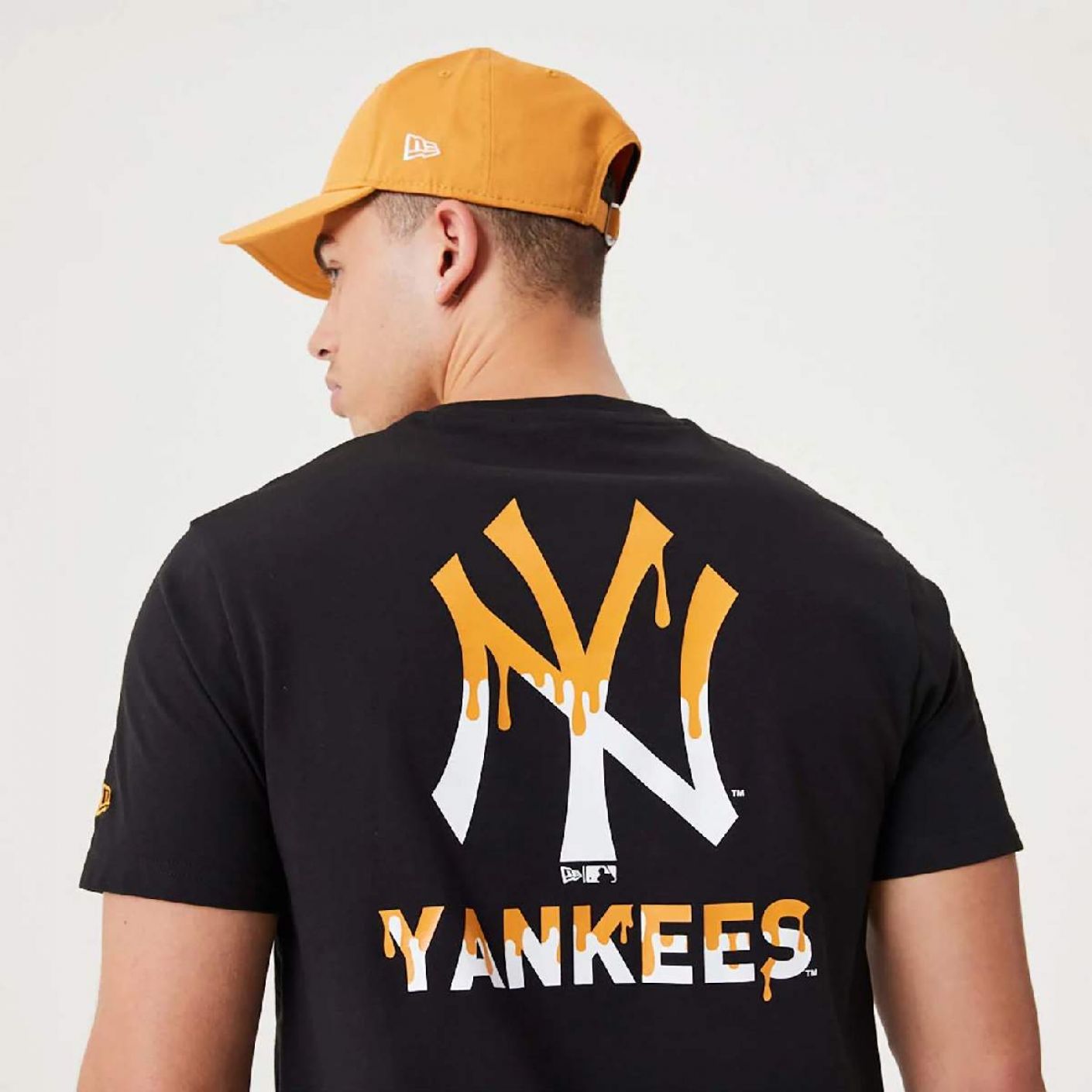 New Era New York Yankees MLB Drip Logo T-Shirt black