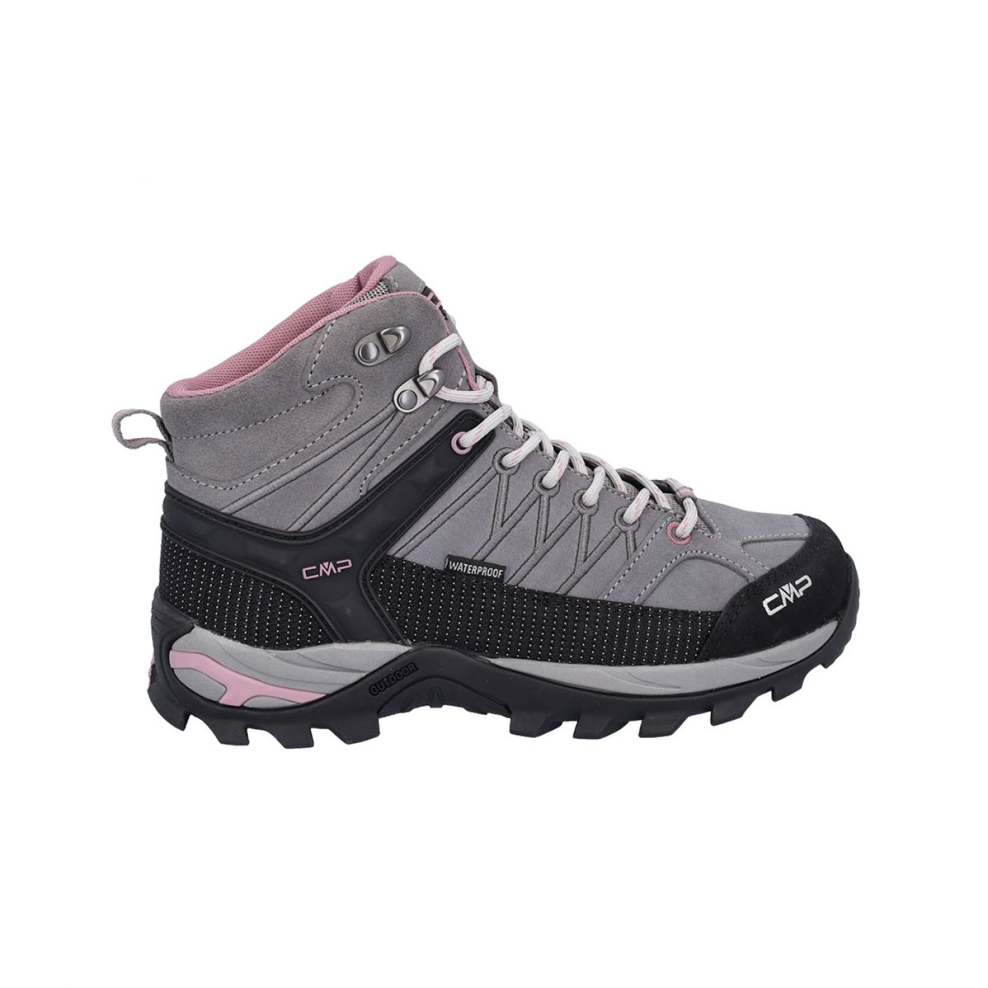 CMP Women's Rigel Mid Trekking Shoe Cement/Blush