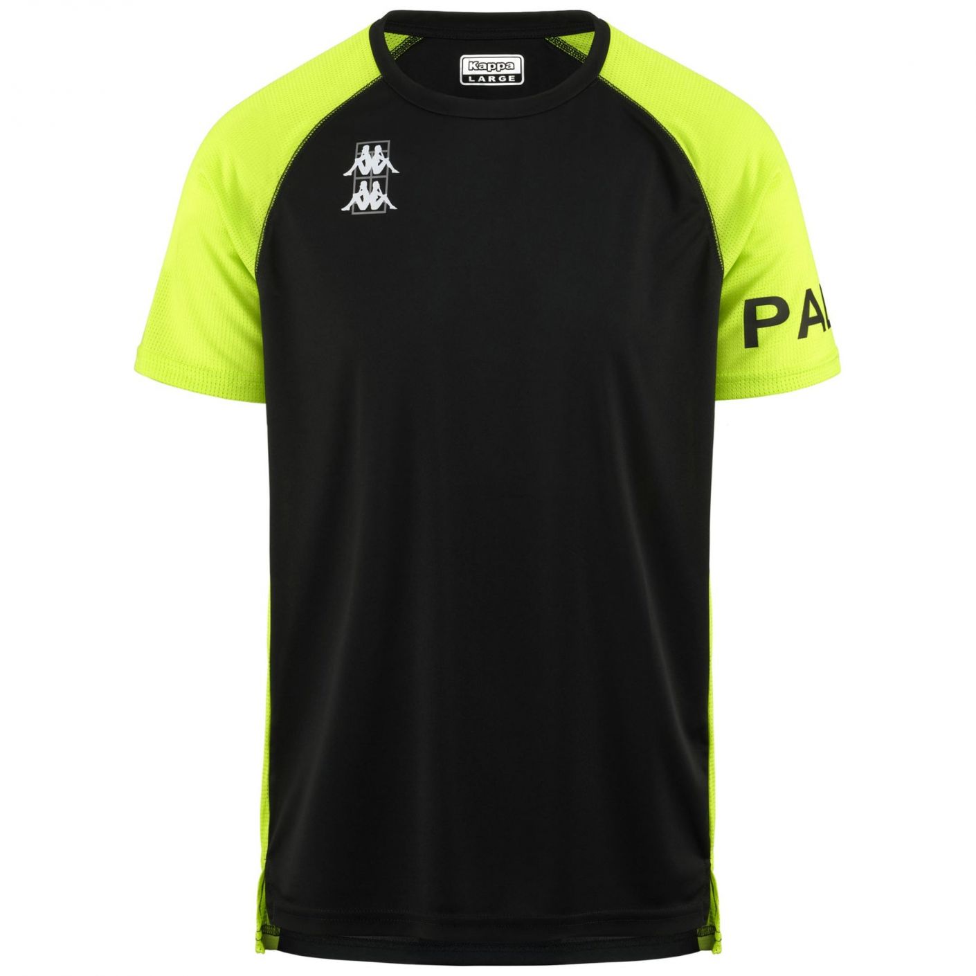 Kappa T-Shirt Padel Dago Black-Yellow