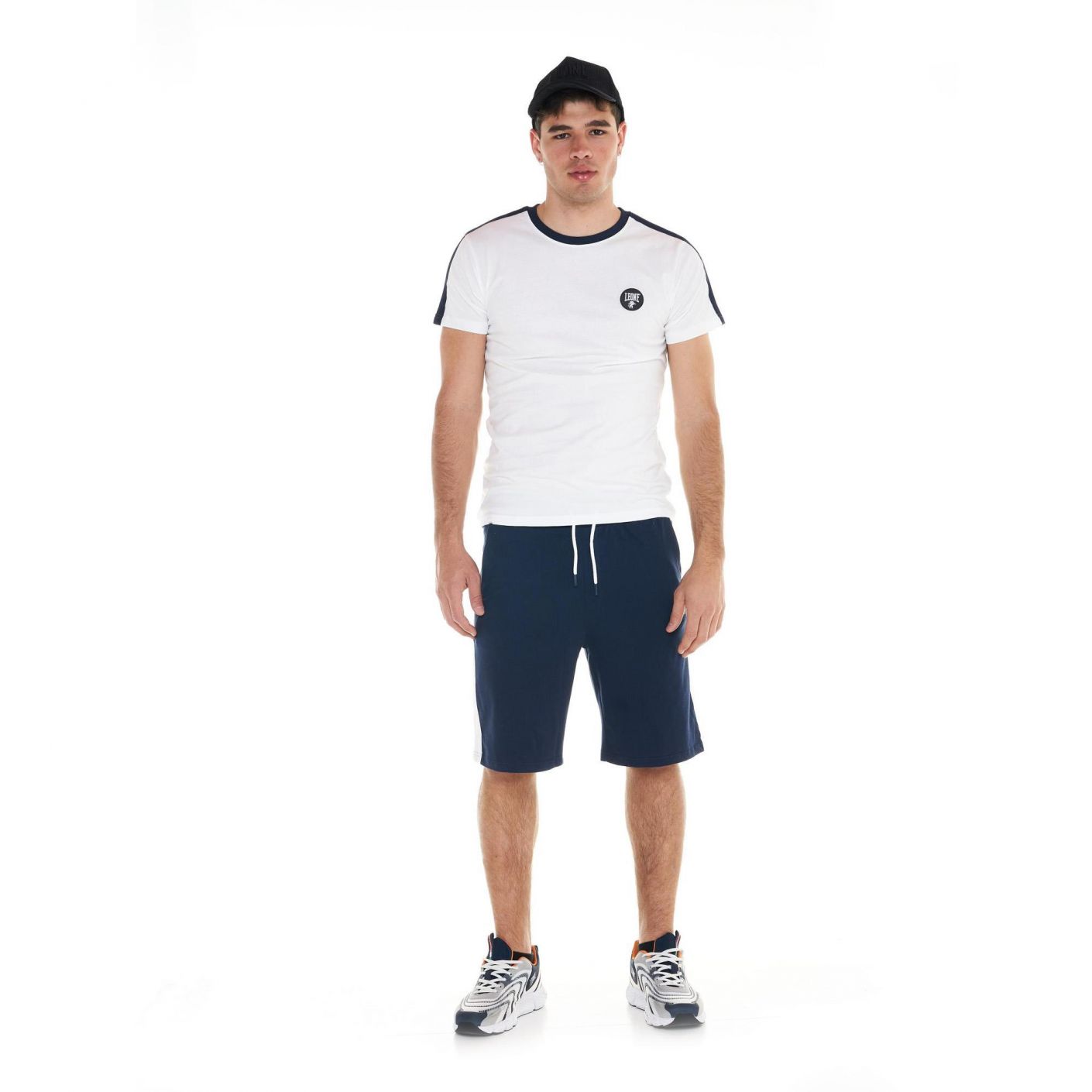 Leone Completo Academy 1947 Optic White/Navy Blue da Uomo