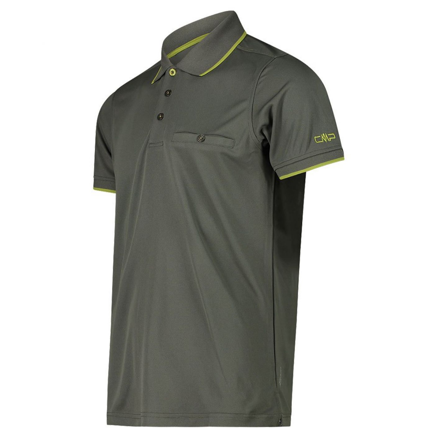 CMP Polo Short Sleeve Oil Green/Green for Men