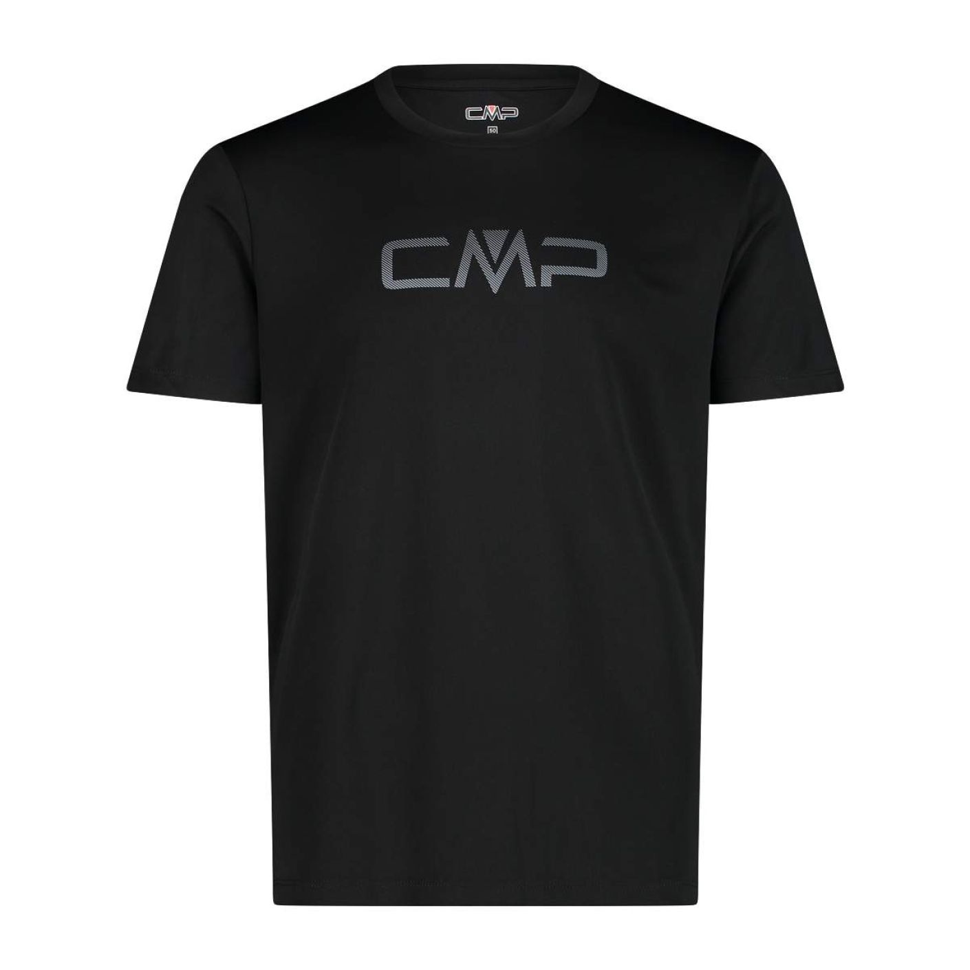 CMP T-Shirt mit Rundhalsausschnitt und Logo Schwarz für Herren