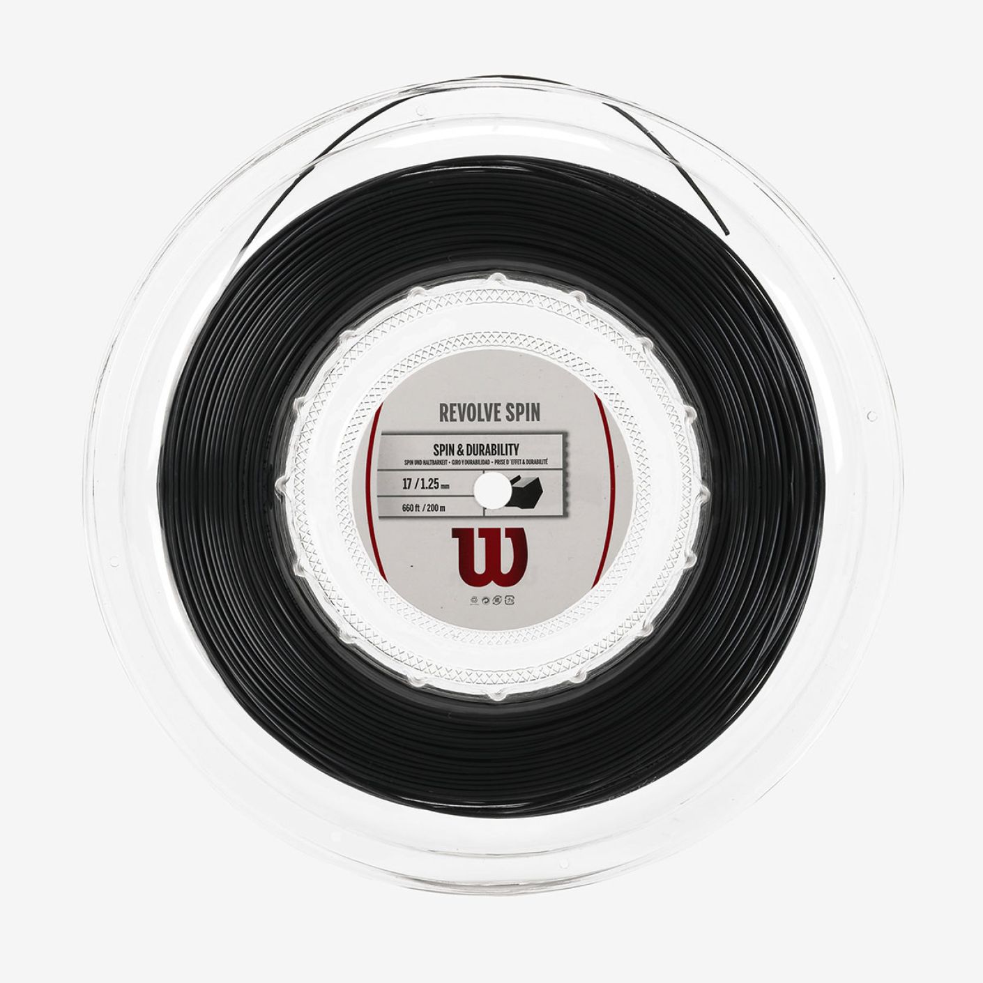 Wilson Revolve Spin 17 Reel 200Meters Black